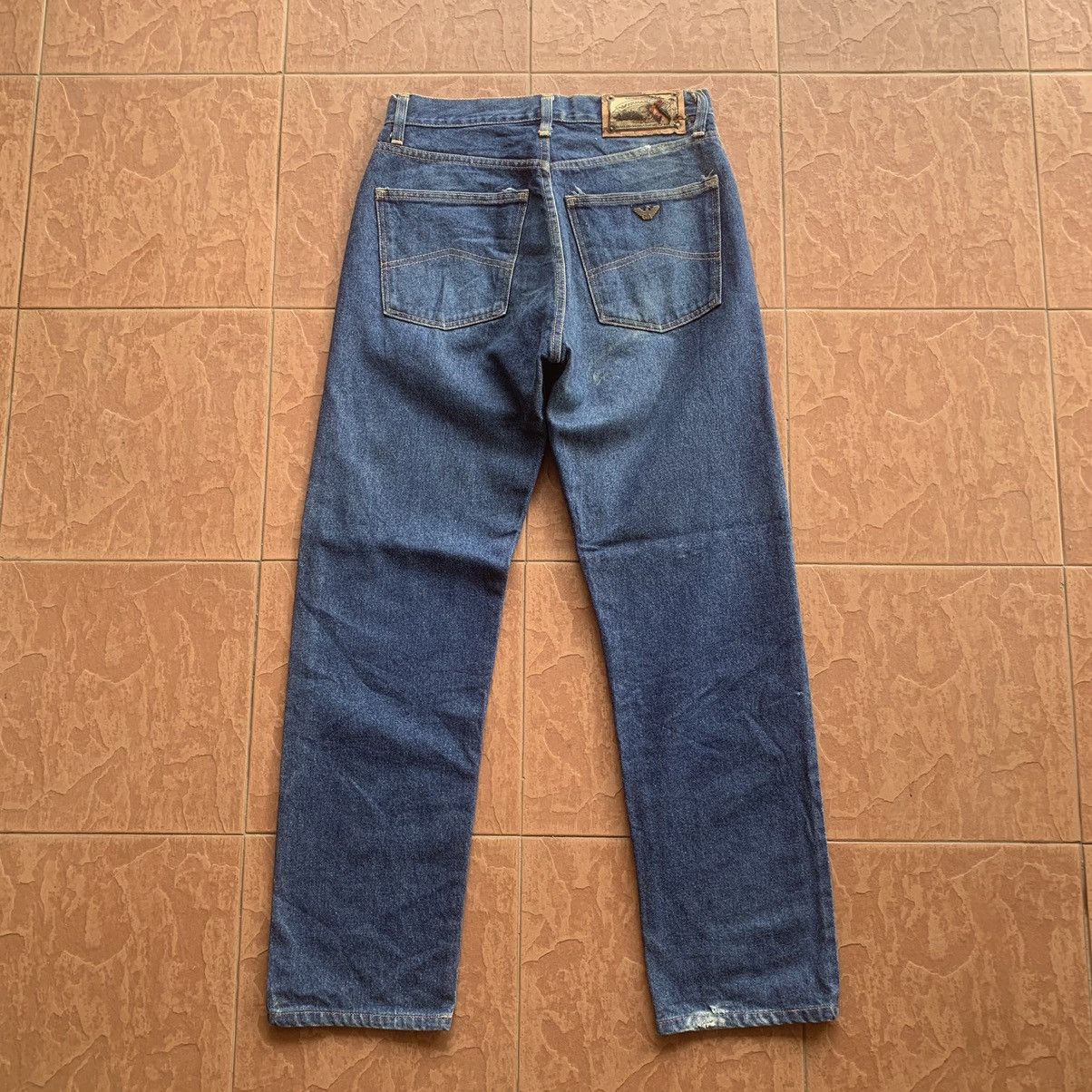 Armani VINTAGE ARMANI JEANS DENIM TROUSERS MADE IN ITALY PANTS Size US 28 / EU 44 - 8 Thumbnail