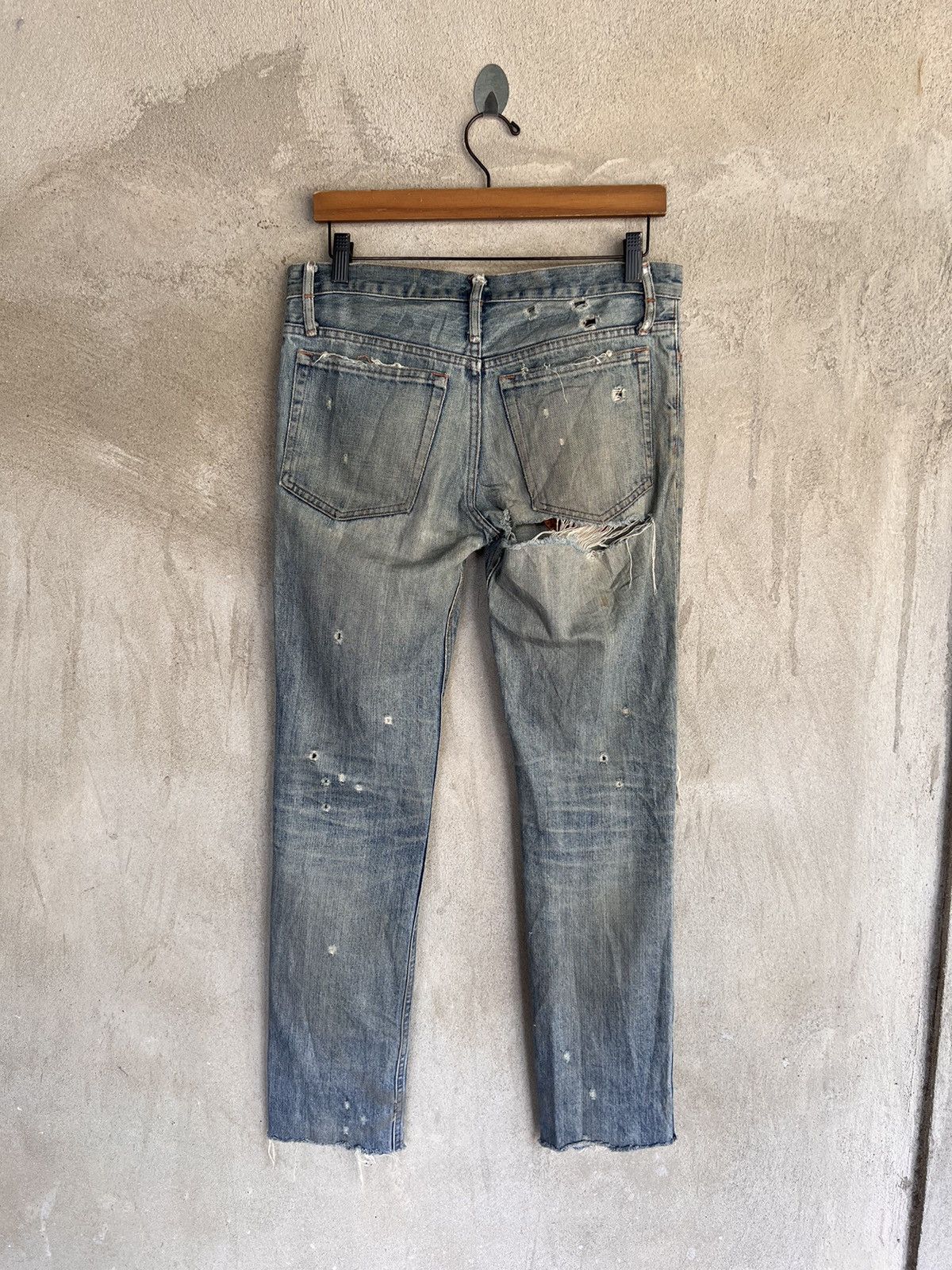 Issey Miyake Tsumori Chisato By Issey Miyake Distressed Denim Size US 32 / EU 48 - 5 Thumbnail