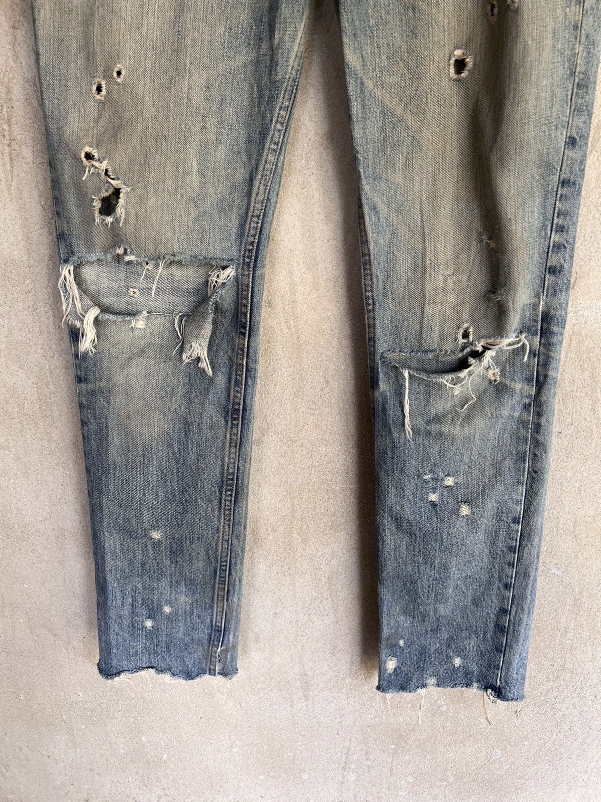 Issey Miyake Tsumori Chisato By Issey Miyake Distressed Denim Size US 32 / EU 48 - 4 Thumbnail