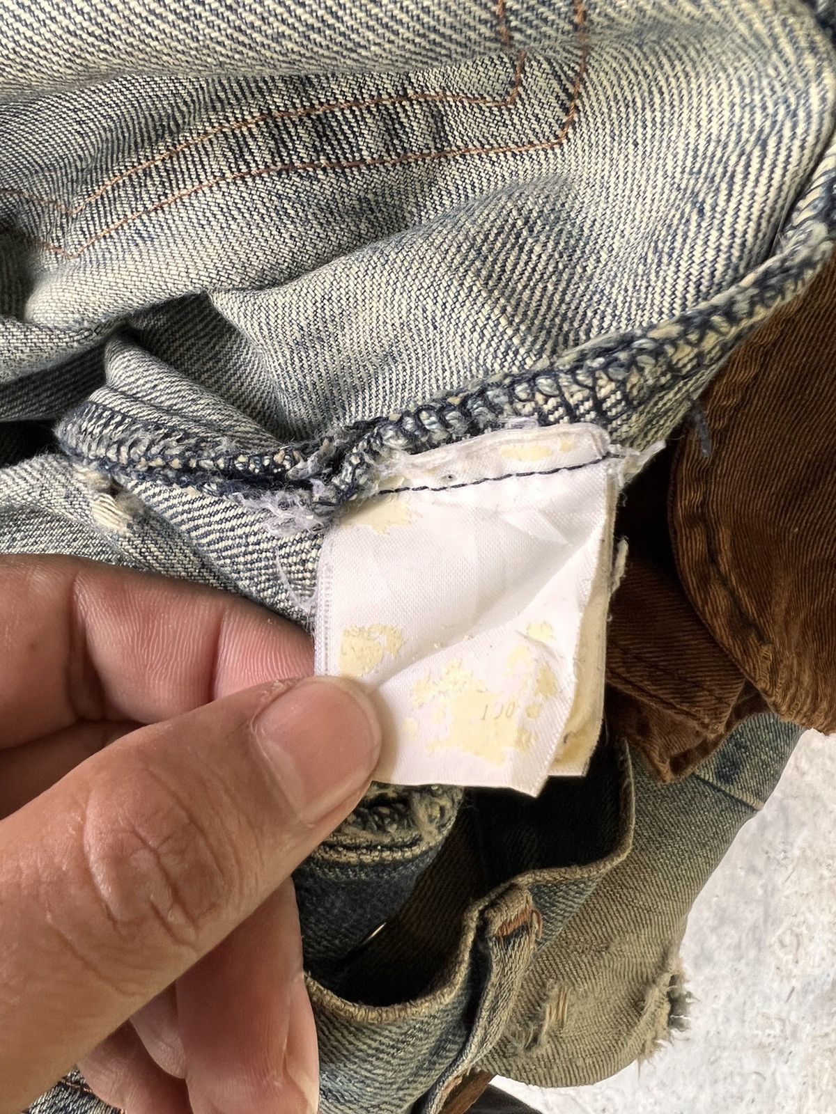 Issey Miyake Tsumori Chisato By Issey Miyake Distressed Denim Size US 32 / EU 48 - 8 Thumbnail