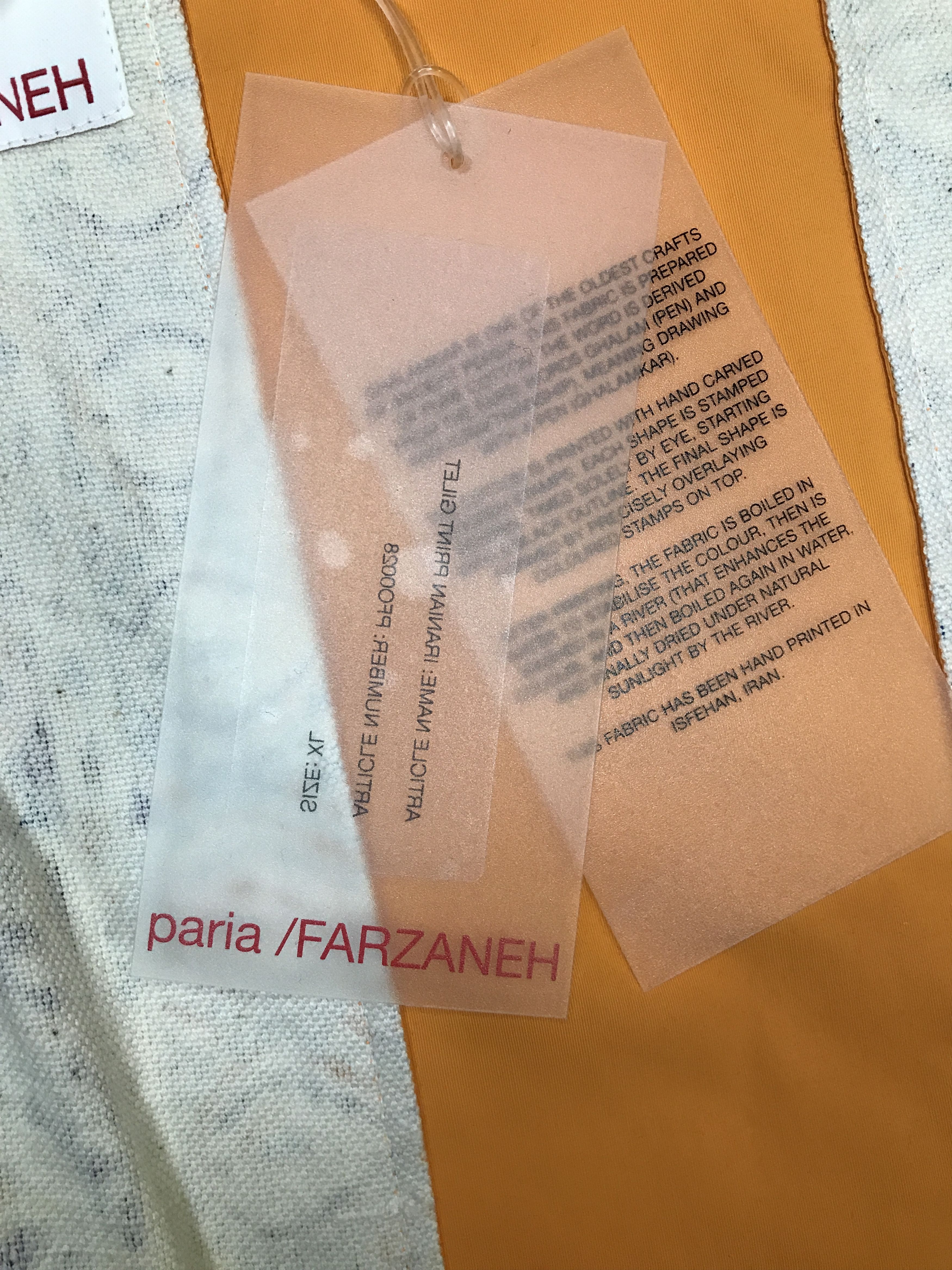 Paria Farzaneh Paria Farzaneh Paisley Vest SS20 (0627) Size US XL / EU 56 / 4 - 5 Thumbnail