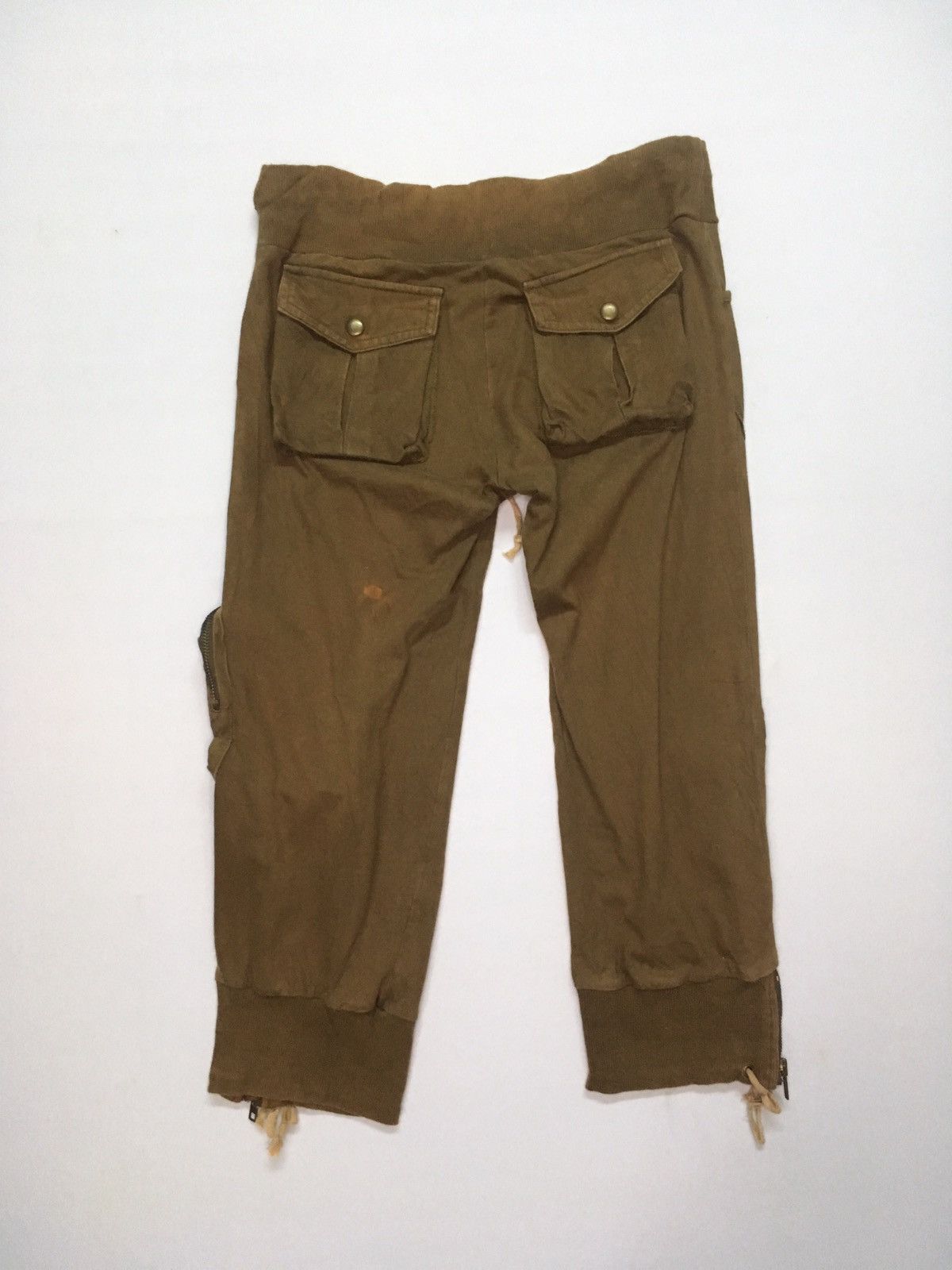 Japanese Brand × Seditionaries Japanese Vintage Cropped Faded 3D Pocket Tactical Pants Size US 28 / EU 44 - 6 Thumbnail