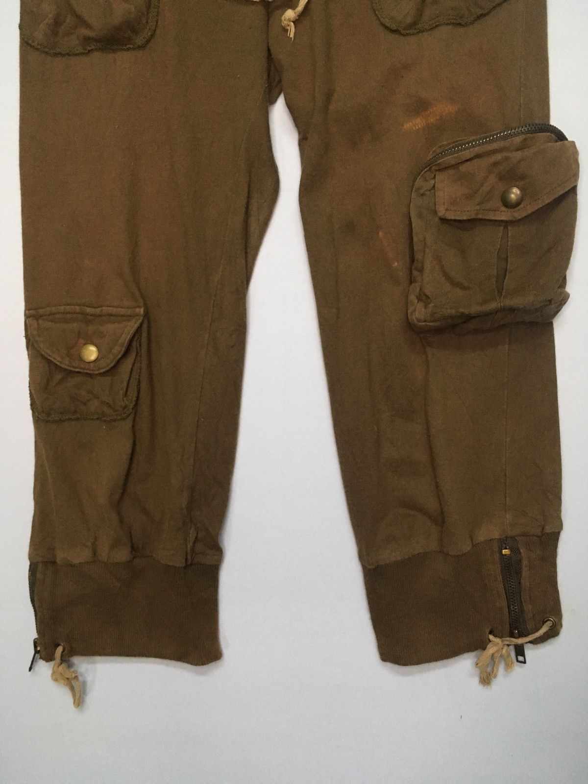Japanese Brand × Seditionaries Japanese Vintage Cropped Faded 3D Pocket Tactical Pants Size US 28 / EU 44 - 4 Thumbnail