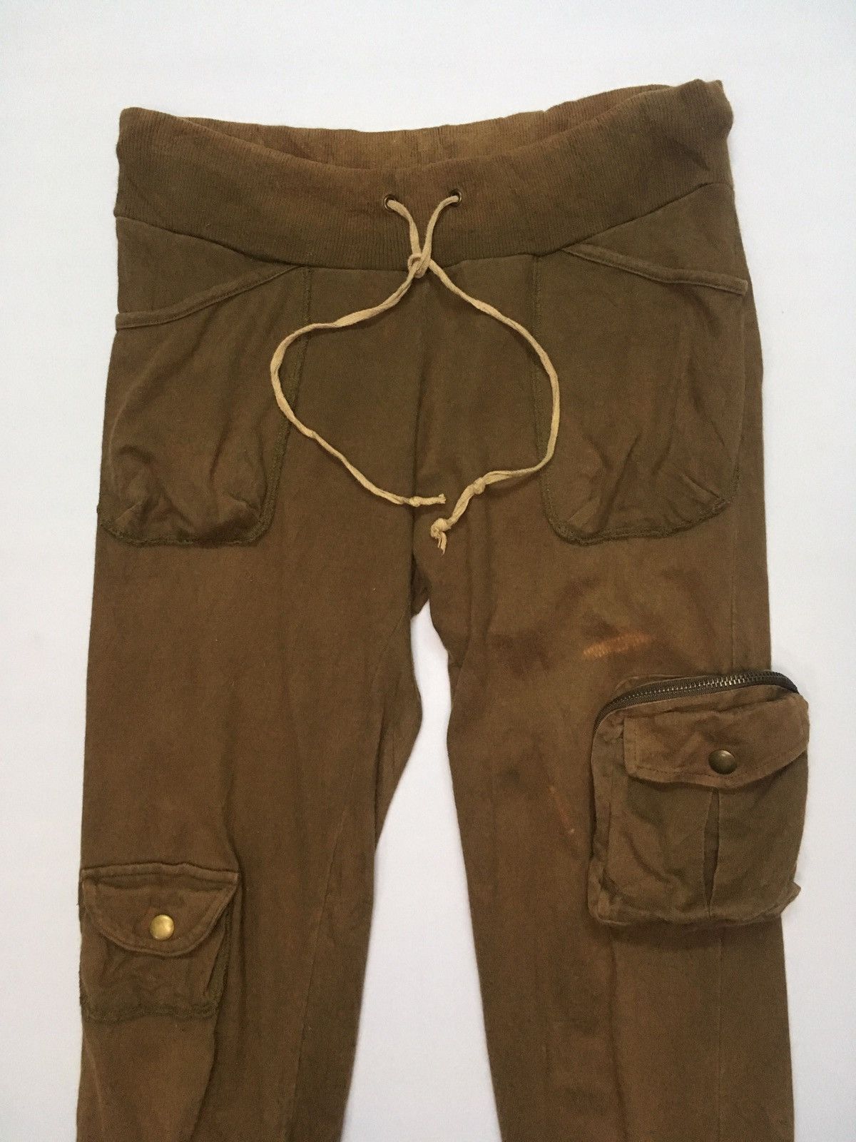 Japanese Brand × Seditionaries Japanese Vintage Cropped Faded 3D Pocket Tactical Pants Size US 28 / EU 44 - 3 Thumbnail