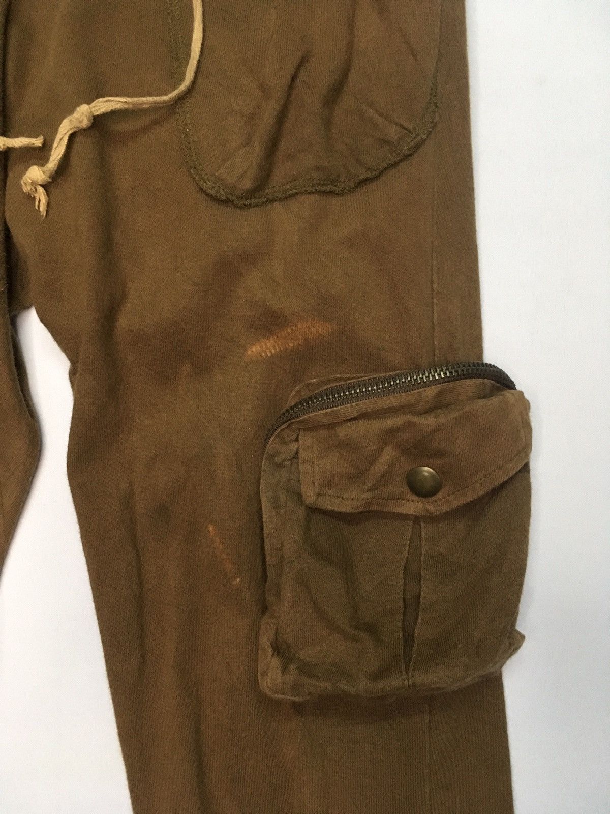 Japanese Brand × Seditionaries Japanese Vintage Cropped Faded 3D Pocket Tactical Pants Size US 28 / EU 44 - 5 Thumbnail