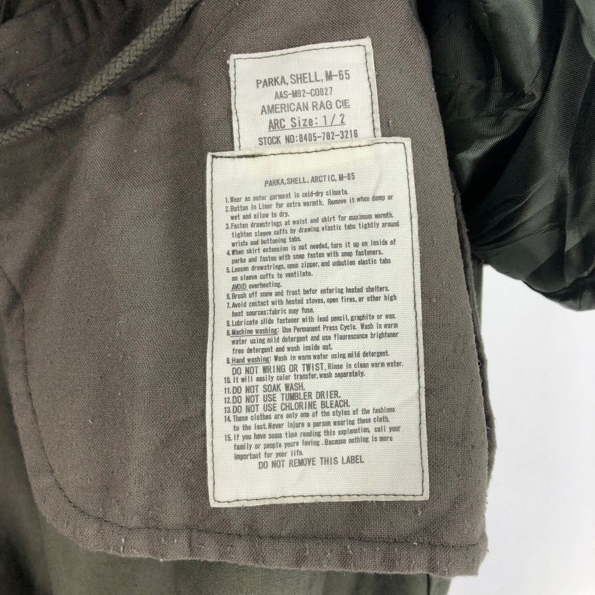 Vintage American Rag CIE M-65 Fishtail Parka M65 Shearling Hoodie Size US M / EU 48-50 / 2 - 9 Thumbnail