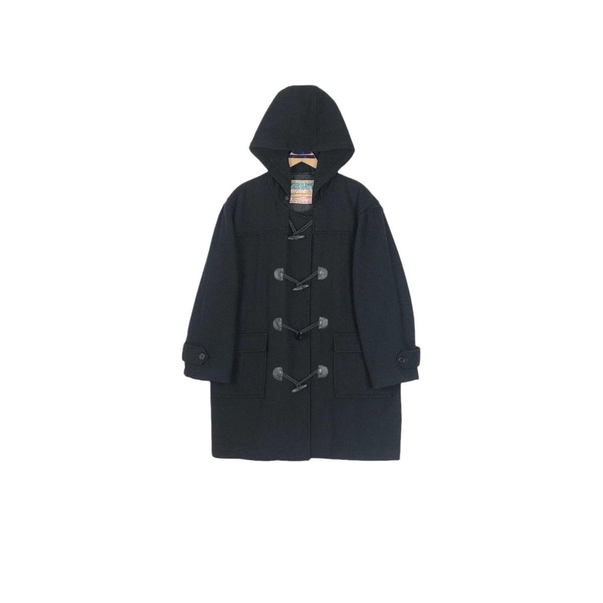 Hysteric Glamour Vintage Hysteric Glamour Wool Duffle Coat Hoodie Size US XL / EU 56 / 4 - 2 Thumbnail