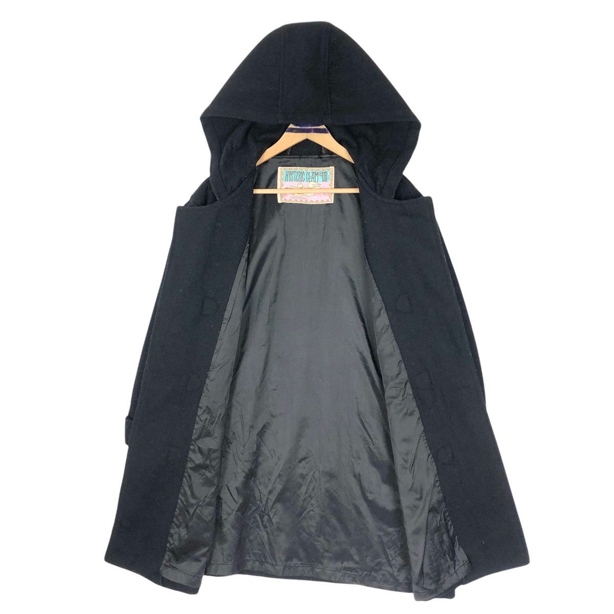 Hysteric Glamour Vintage Hysteric Glamour Wool Duffle Coat Hoodie Size US XL / EU 56 / 4 - 7 Thumbnail