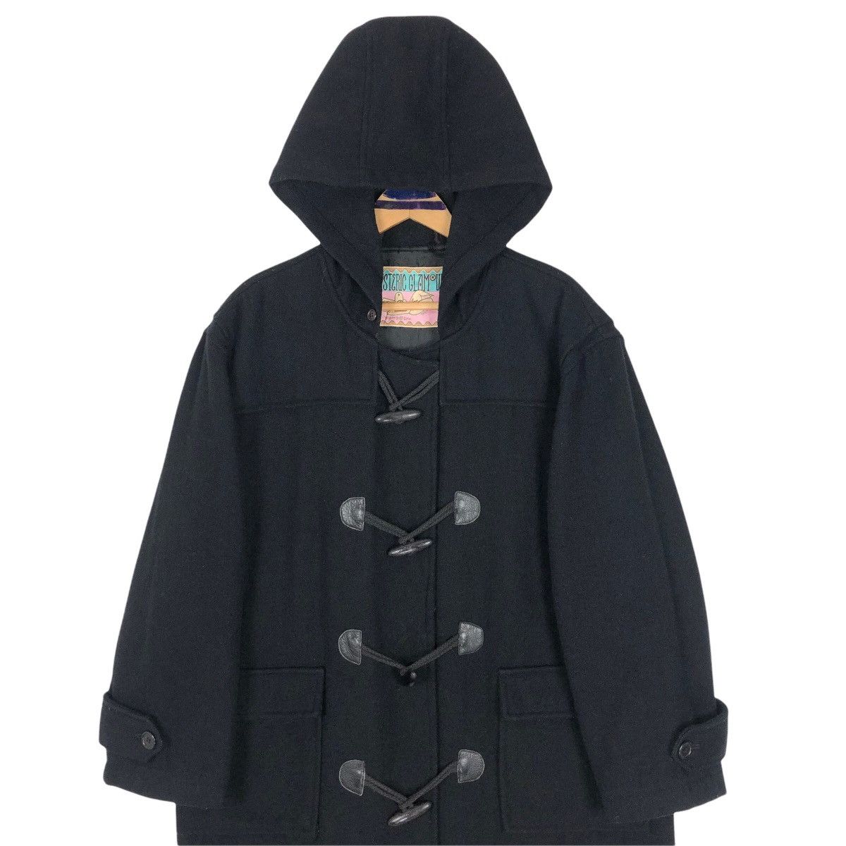 Hysteric Glamour Vintage Hysteric Glamour Wool Duffle Coat Hoodie Size US XL / EU 56 / 4 - 3 Thumbnail