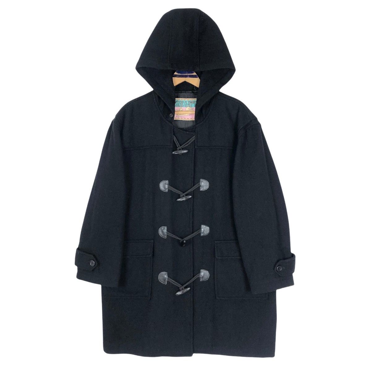Hysteric Glamour Vintage Hysteric Glamour Wool Duffle Coat Hoodie Size US XL / EU 56 / 4 - 1 Thumbnail