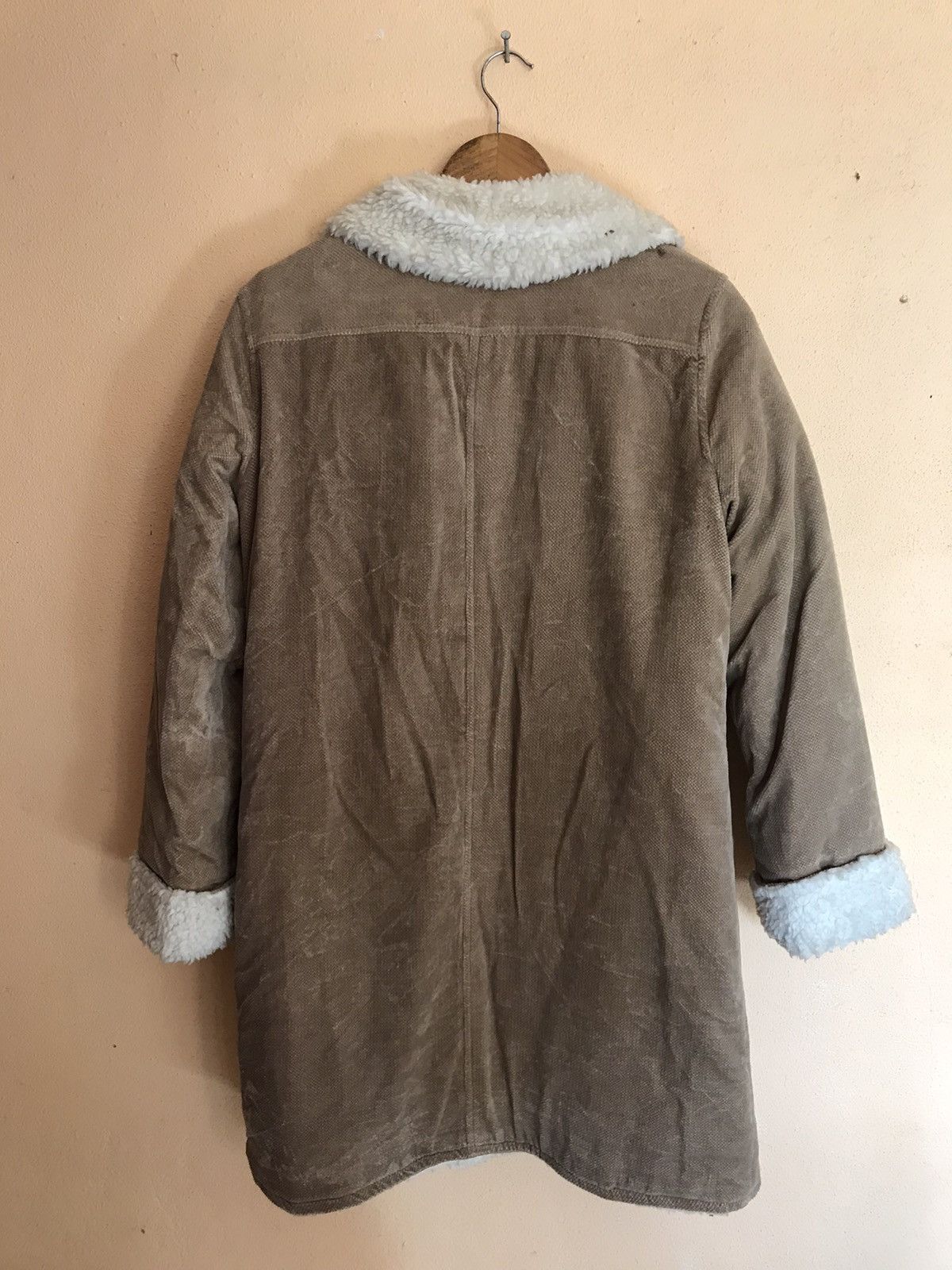 Designer × Japanese Brand × Vintage RARE VETEMENTELUAP CONTINUE LIKE SHERPA JACKET FOR WOMEN Size M / US 6-8 / IT 42-44 - 5 Thumbnail