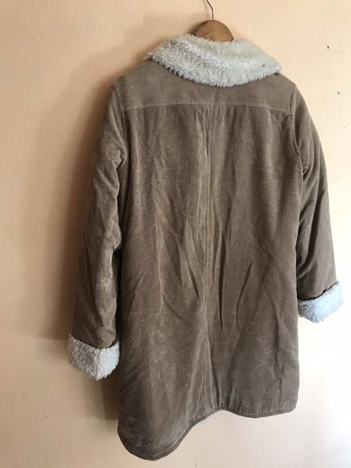 Designer × Japanese Brand × Vintage RARE VETEMENTELUAP CONTINUE LIKE SHERPA JACKET FOR WOMEN Size M / US 6-8 / IT 42-44 - 6 Thumbnail