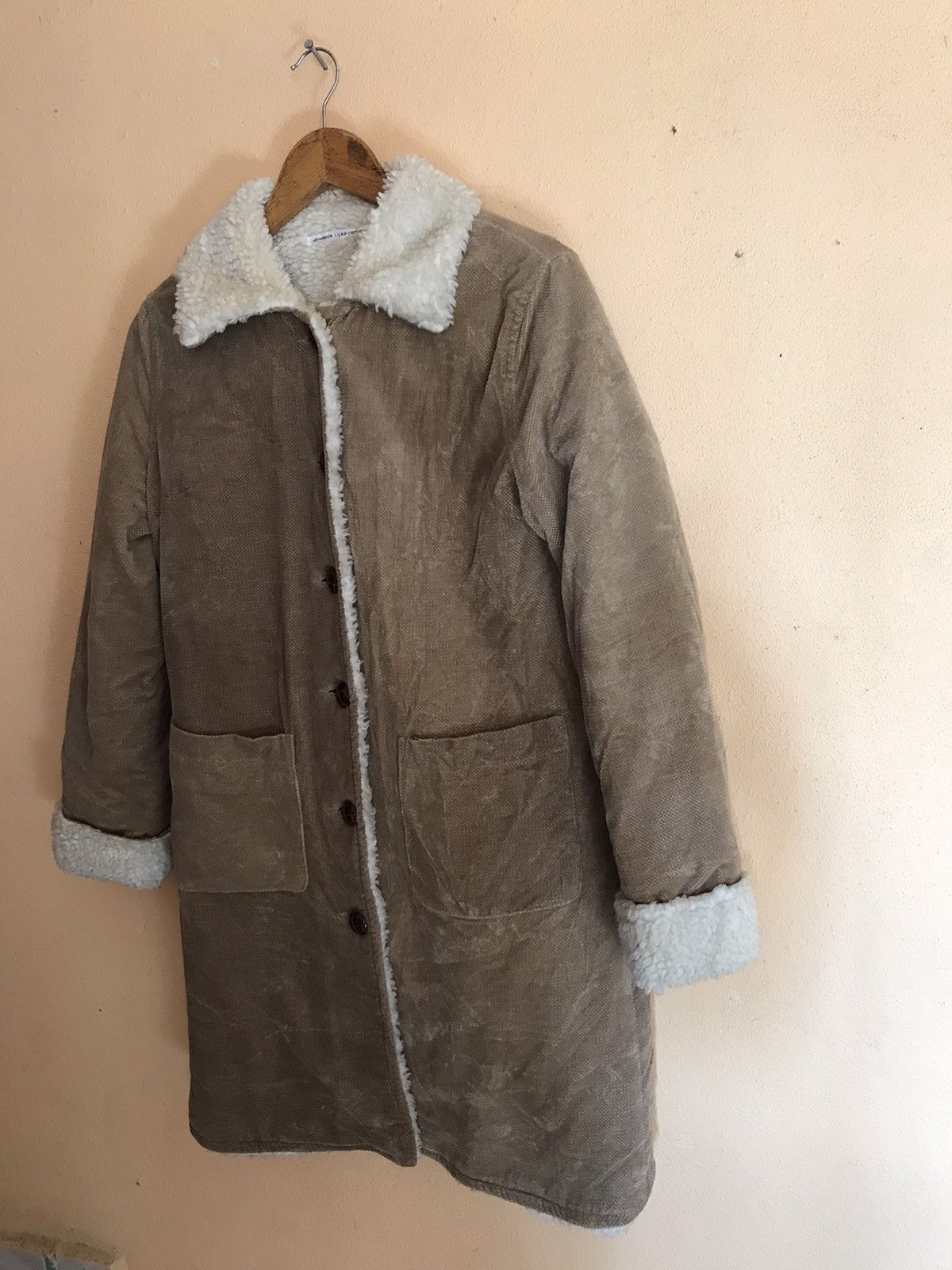 Designer × Japanese Brand × Vintage RARE VETEMENTELUAP CONTINUE LIKE SHERPA JACKET FOR WOMEN Size M / US 6-8 / IT 42-44 - 3 Thumbnail