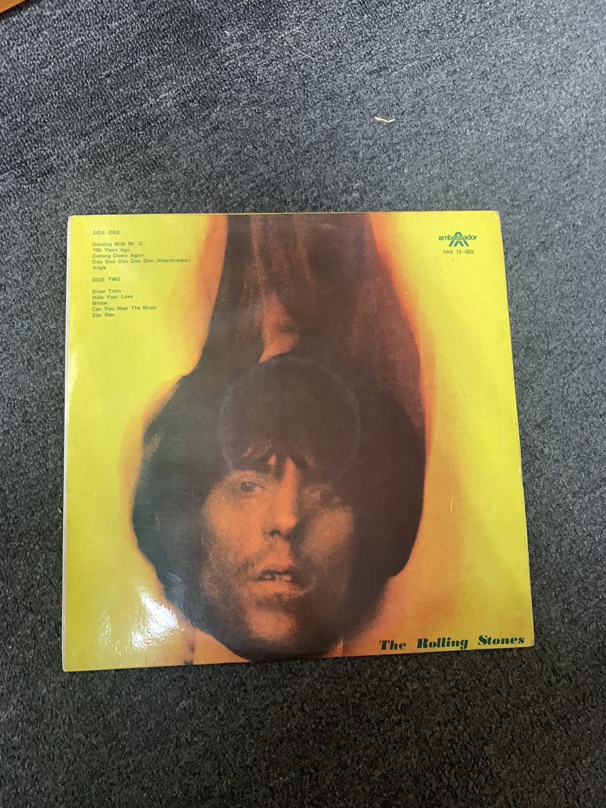 Band Tees × The Rolling Stones × Vintage 1970s THE ROLLING STONES GOAT HEAD SOUP MALAYSIA VYNIL Size ONE SIZE - 2 Thumbnail
