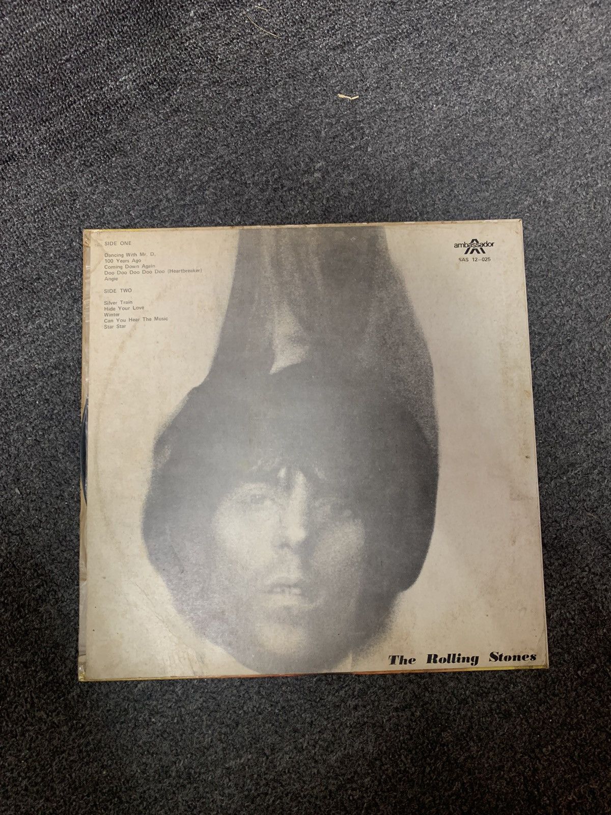 Band Tees × The Rolling Stones × Vintage 1970s THE ROLLING STONES GOAT HEAD SOUP MALAYSIA VYNIL Size ONE SIZE - 3 Thumbnail
