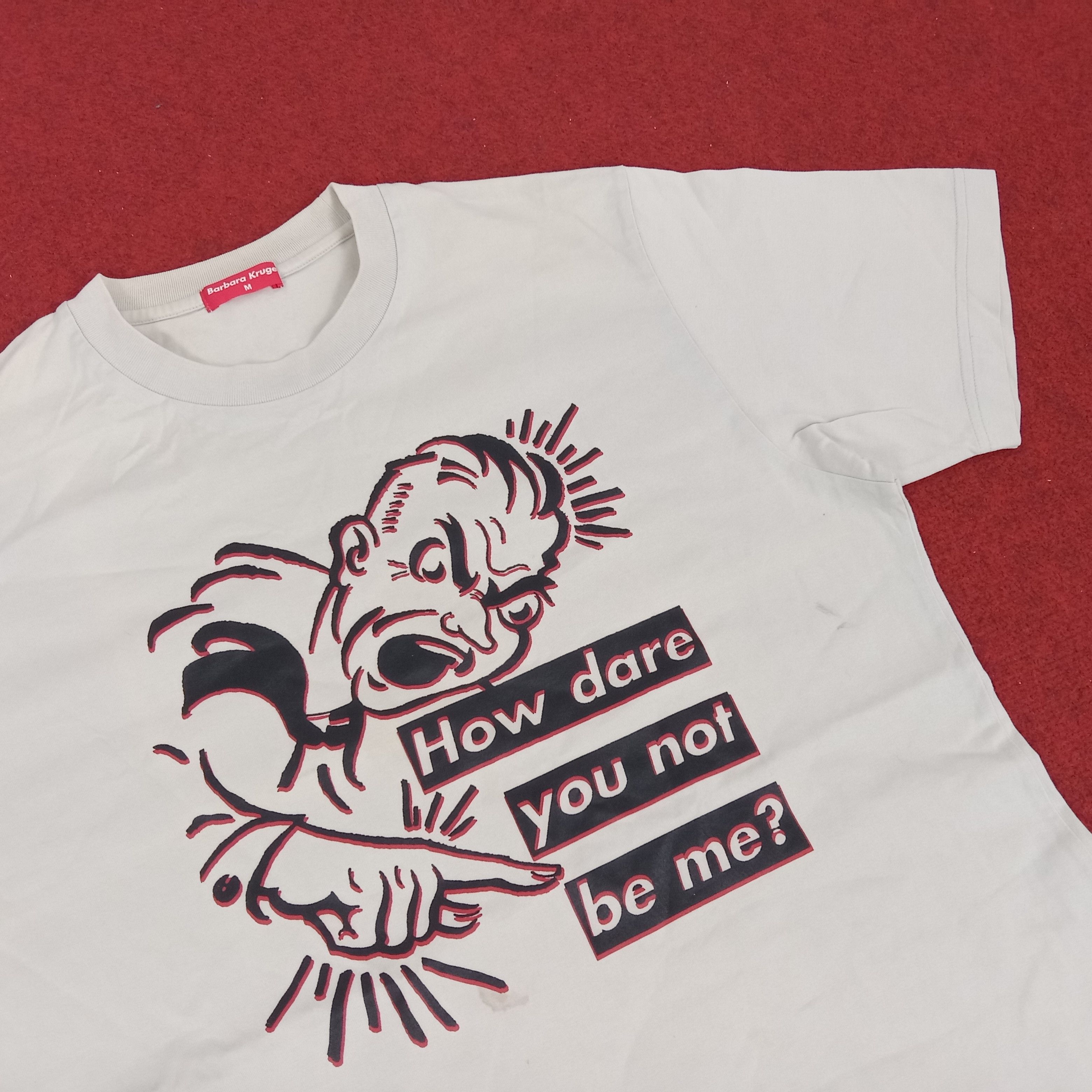 Barbara Kruger × Japanese Brand × Vintage Barbara Kruger Japanese Brand Center Design Style Tshirt Size US M / EU 48-50 / 2 - 2 Thumbnail