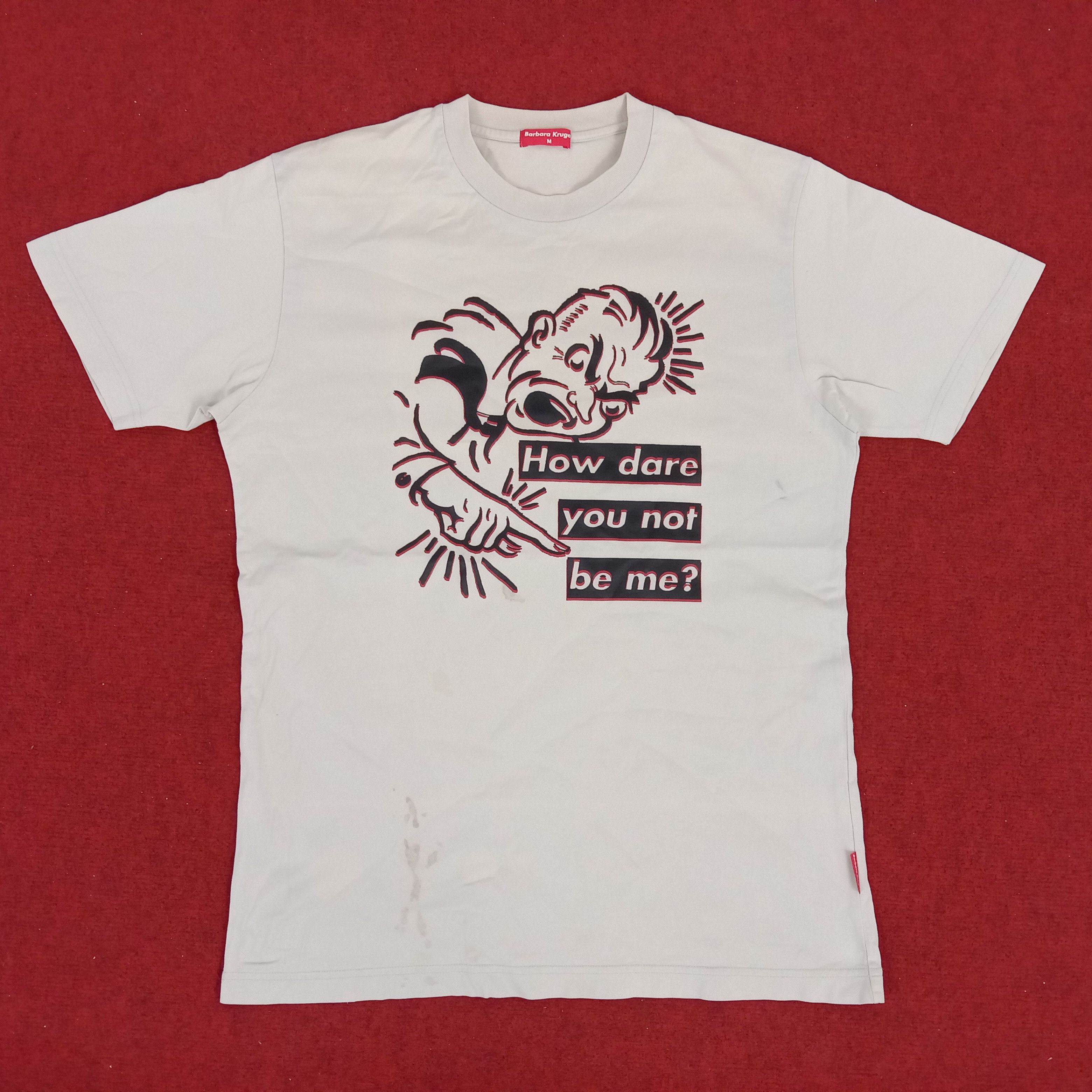 Barbara Kruger × Japanese Brand × Vintage Barbara Kruger Japanese Brand Center Design Style Tshirt Size US M / EU 48-50 / 2 - 1 Thumbnail