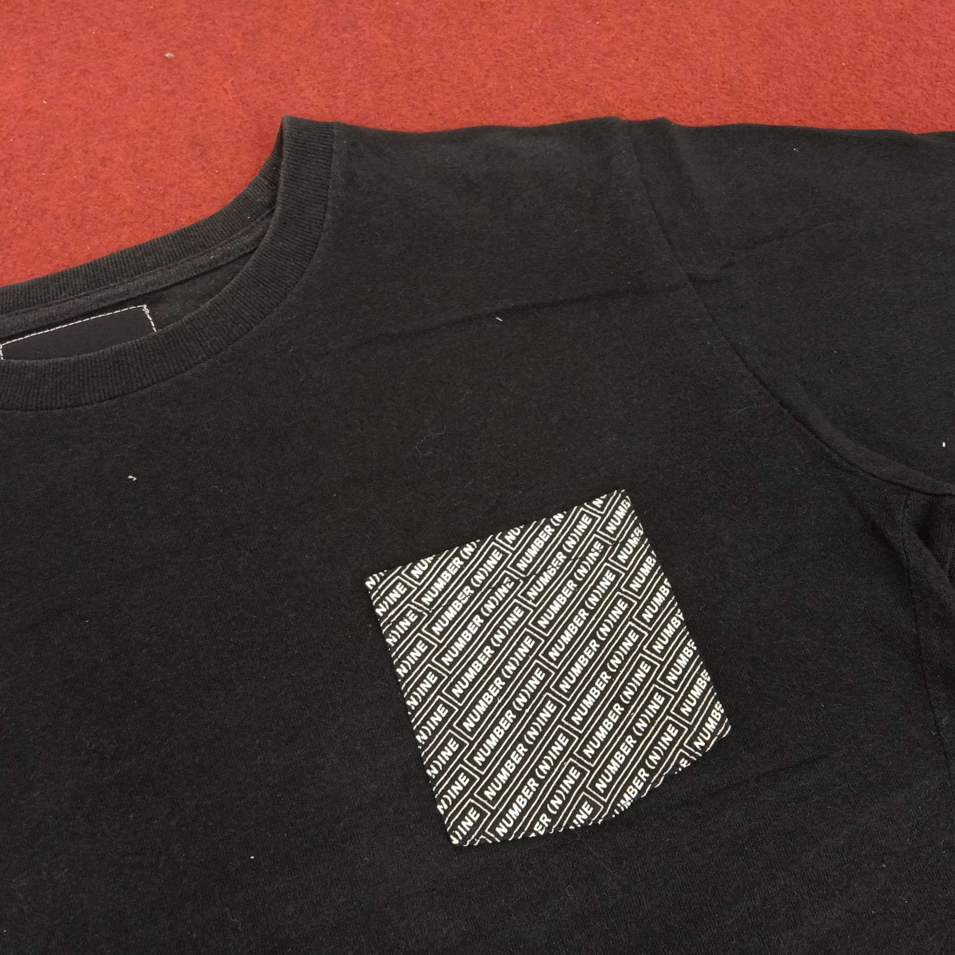 Number (N)ine Number Nine Japanese Brand Streetwear Style Pocket Tshirt Size US M / EU 48-50 / 2 - 2 Thumbnail