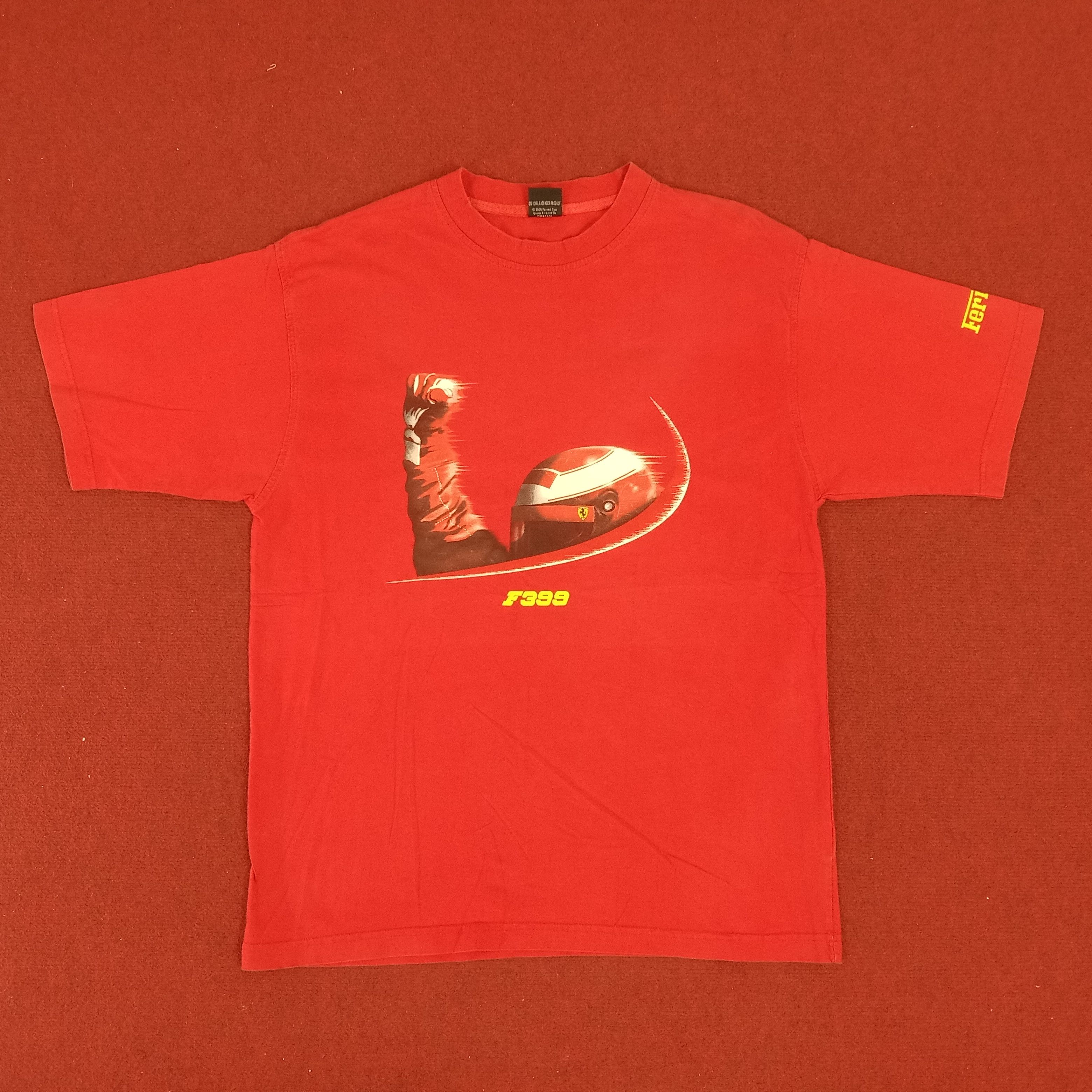 Ferrari Formula One Racing Car Center Design Tshirt