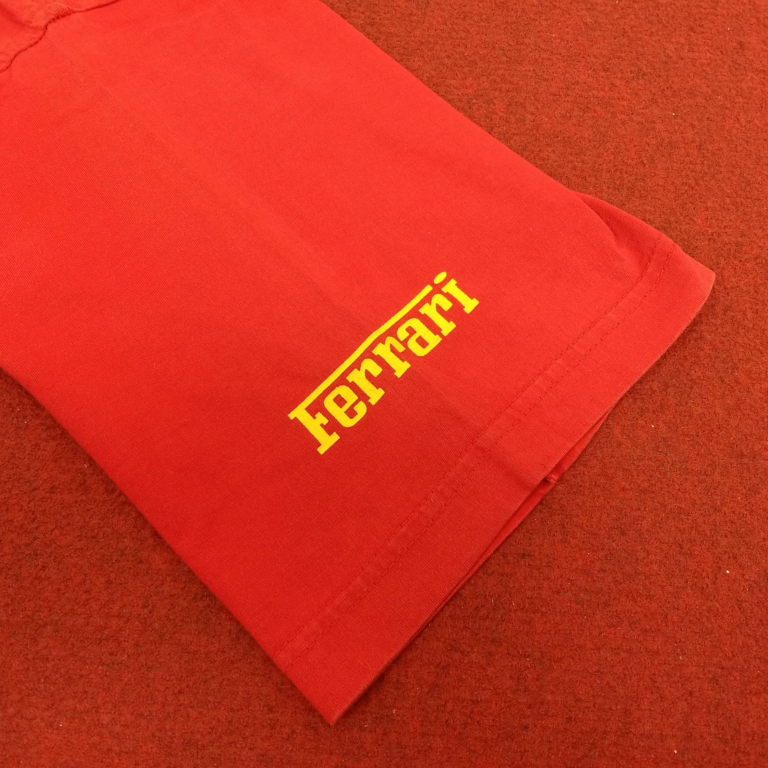 Ferrari Formula One Racing Car Center Design Tshirt