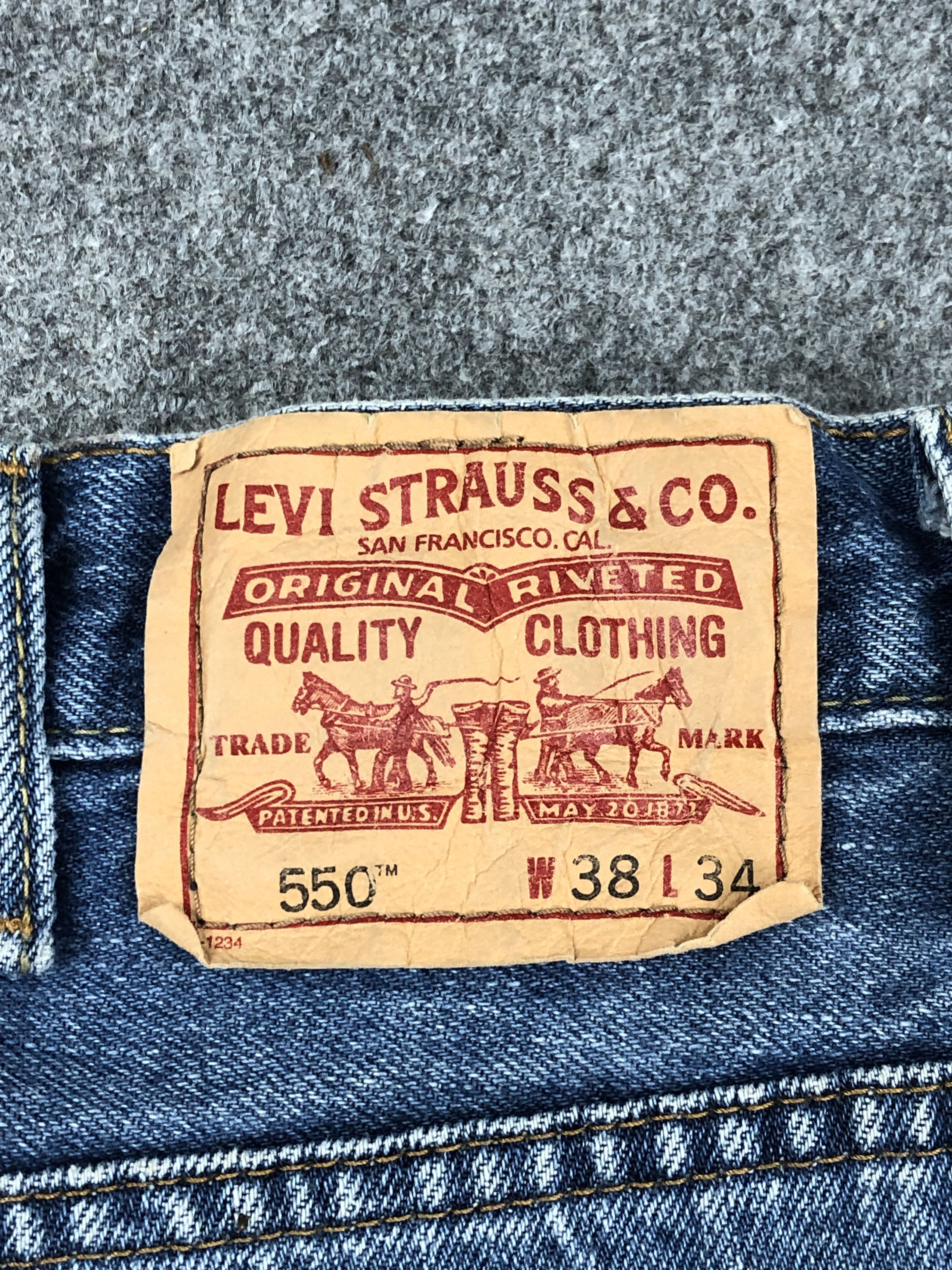 Levi's × Vintage Vintage Levis 550 Faded Blue Jeans DP1418 Size US 38 / EU 54 - 5 Thumbnail