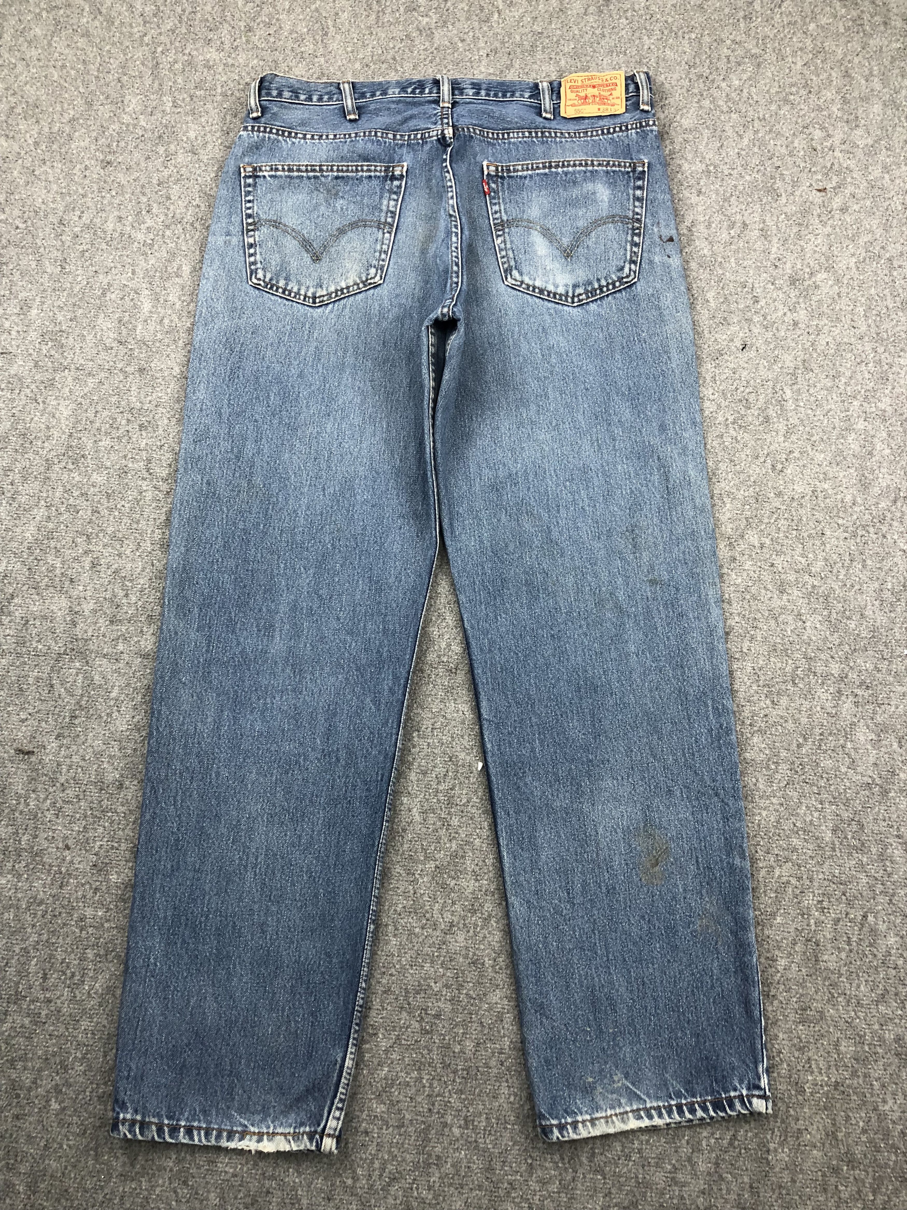 Levi's × Vintage Vintage Levis 550 Faded Blue Jeans DP1418 Size US 38 / EU 54 - 3 Thumbnail