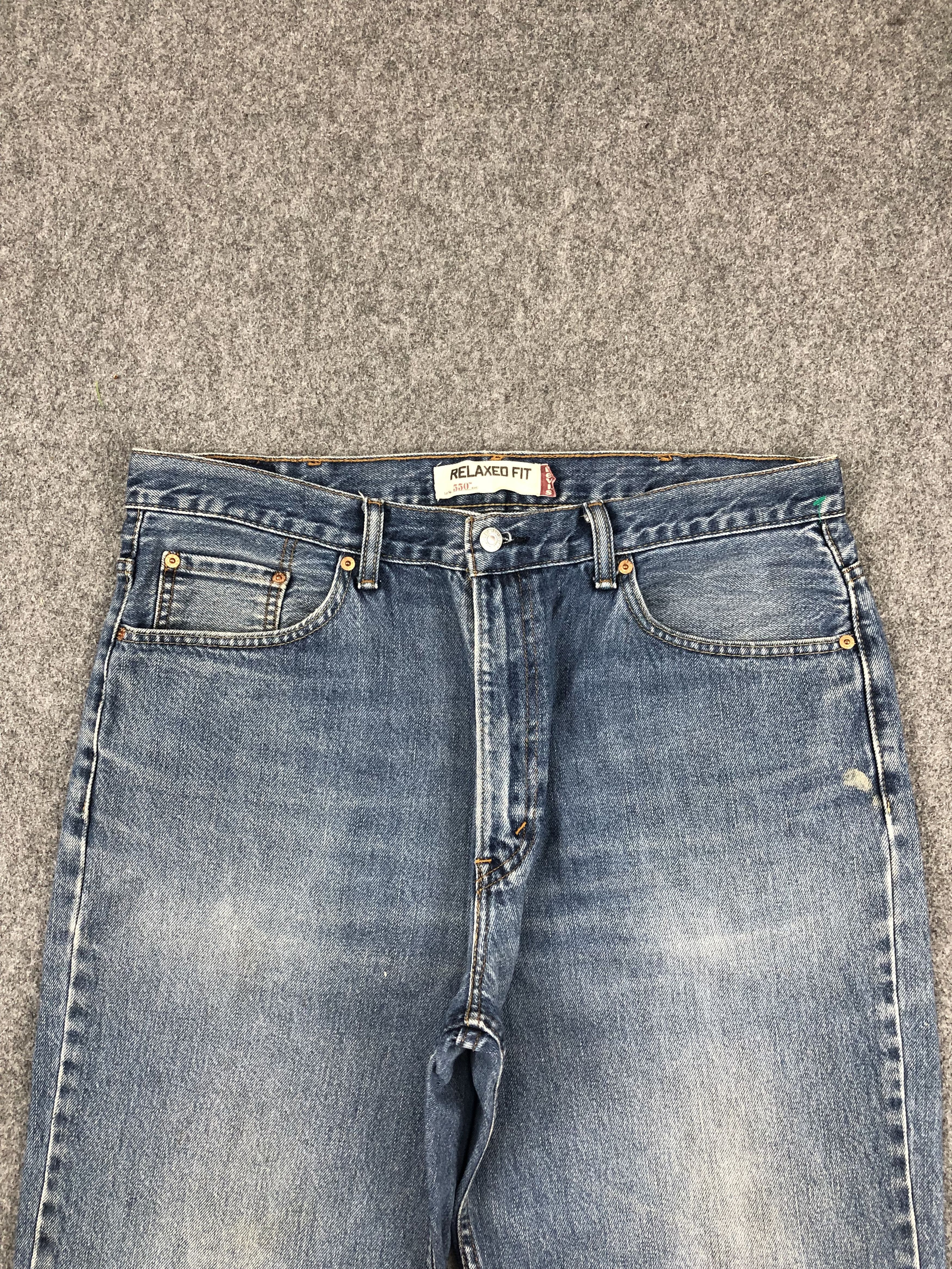 Levi's × Vintage Vintage Levis 550 Faded Blue Jeans DP1418 Size US 38 / EU 54 - 2 Thumbnail