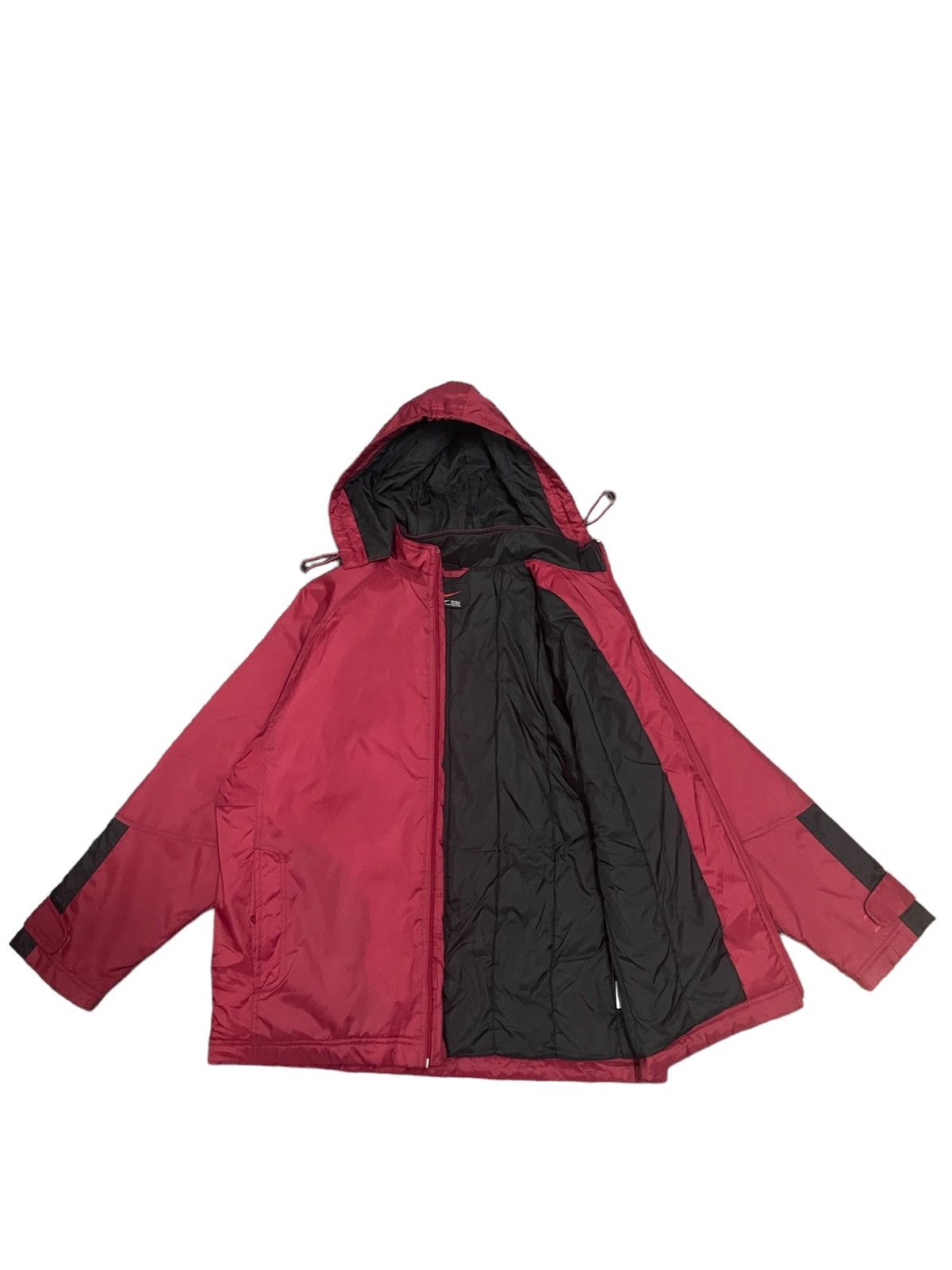 Nike Vintage Nike Embroidery Logo Hooded Jacket Size US L / EU 52-54 / 3 - 2 Thumbnail