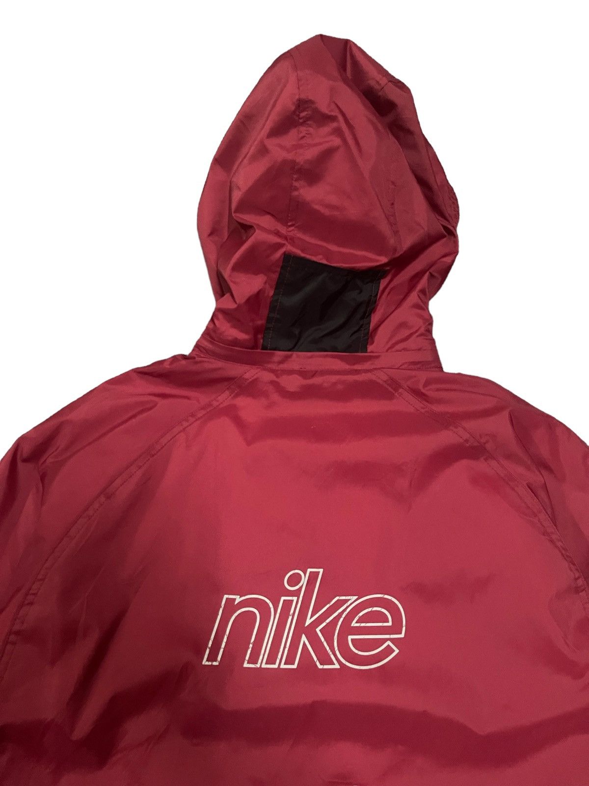 Nike Vintage Nike Embroidery Logo Hooded Jacket Size US L / EU 52-54 / 3 - 9 Thumbnail