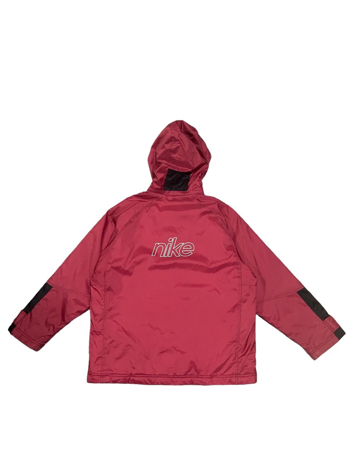 Nike Vintage Nike Embroidery Logo Hooded Jacket Size US L / EU 52-54 / 3 - 4 Thumbnail