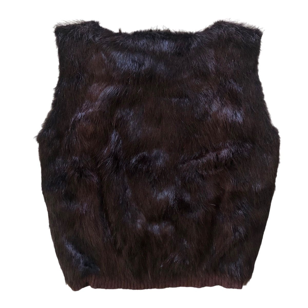Loewe Loewe Madrid Faux Fur Sleeveless Cropped Jacket Tank Tops Size M / US 6-8 / IT 42-44 - 8 Thumbnail