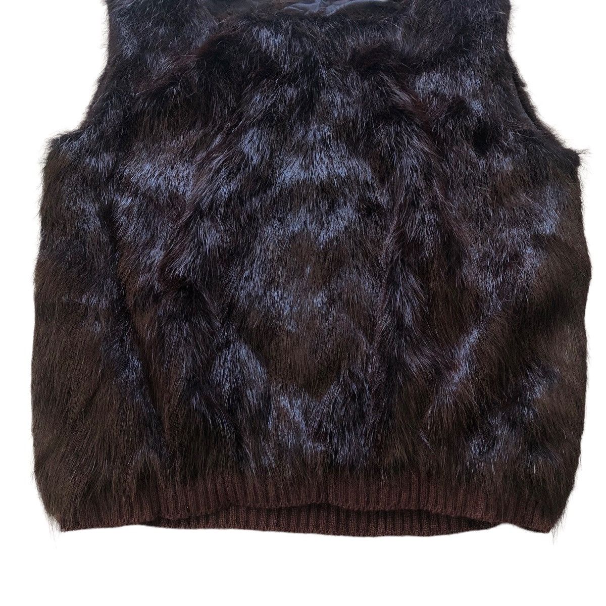 Loewe Loewe Madrid Faux Fur Sleeveless Cropped Jacket Tank Tops Size M / US 6-8 / IT 42-44 - 4 Thumbnail