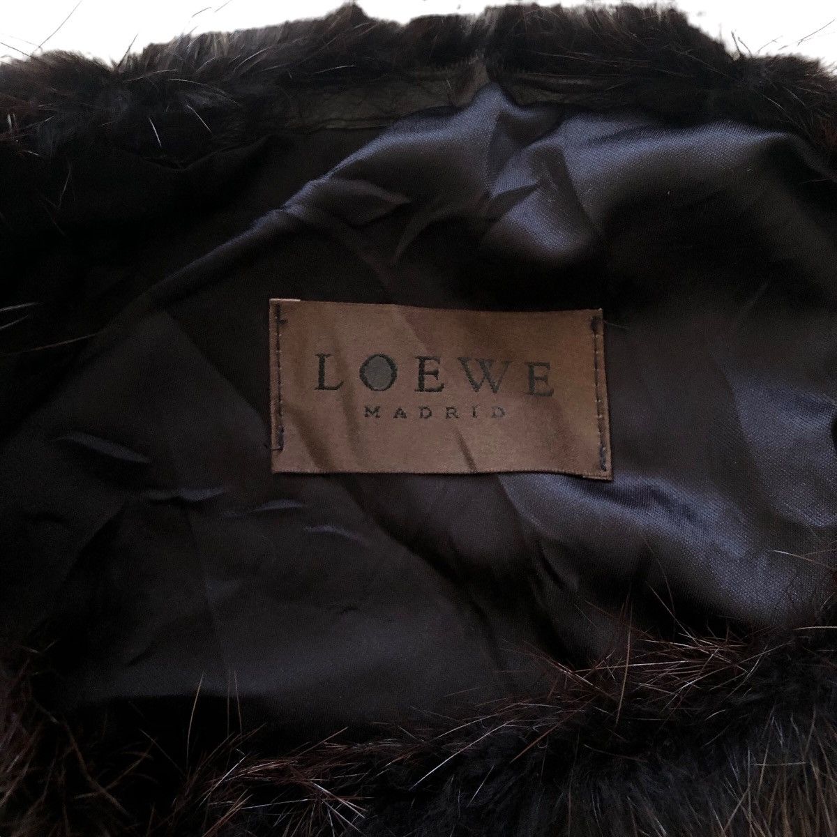 Loewe Loewe Madrid Faux Fur Sleeveless Cropped Jacket Tank Tops Size M / US 6-8 / IT 42-44 - 5 Thumbnail