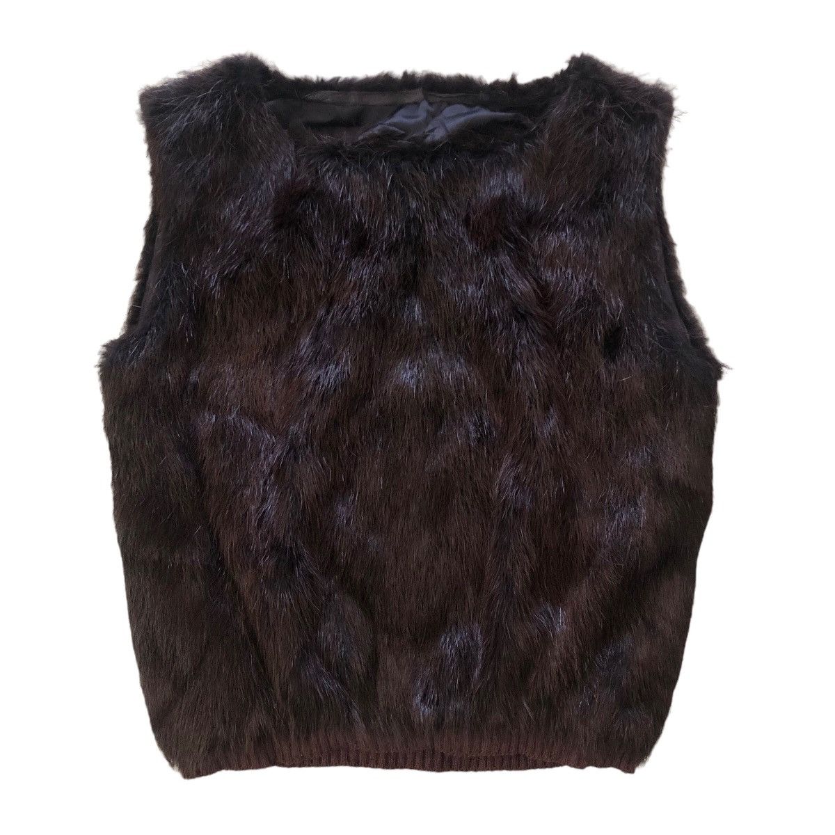 Loewe Loewe Madrid Faux Fur Sleeveless Cropped Jacket Tank Tops Size M / US 6-8 / IT 42-44 - 1 Thumbnail