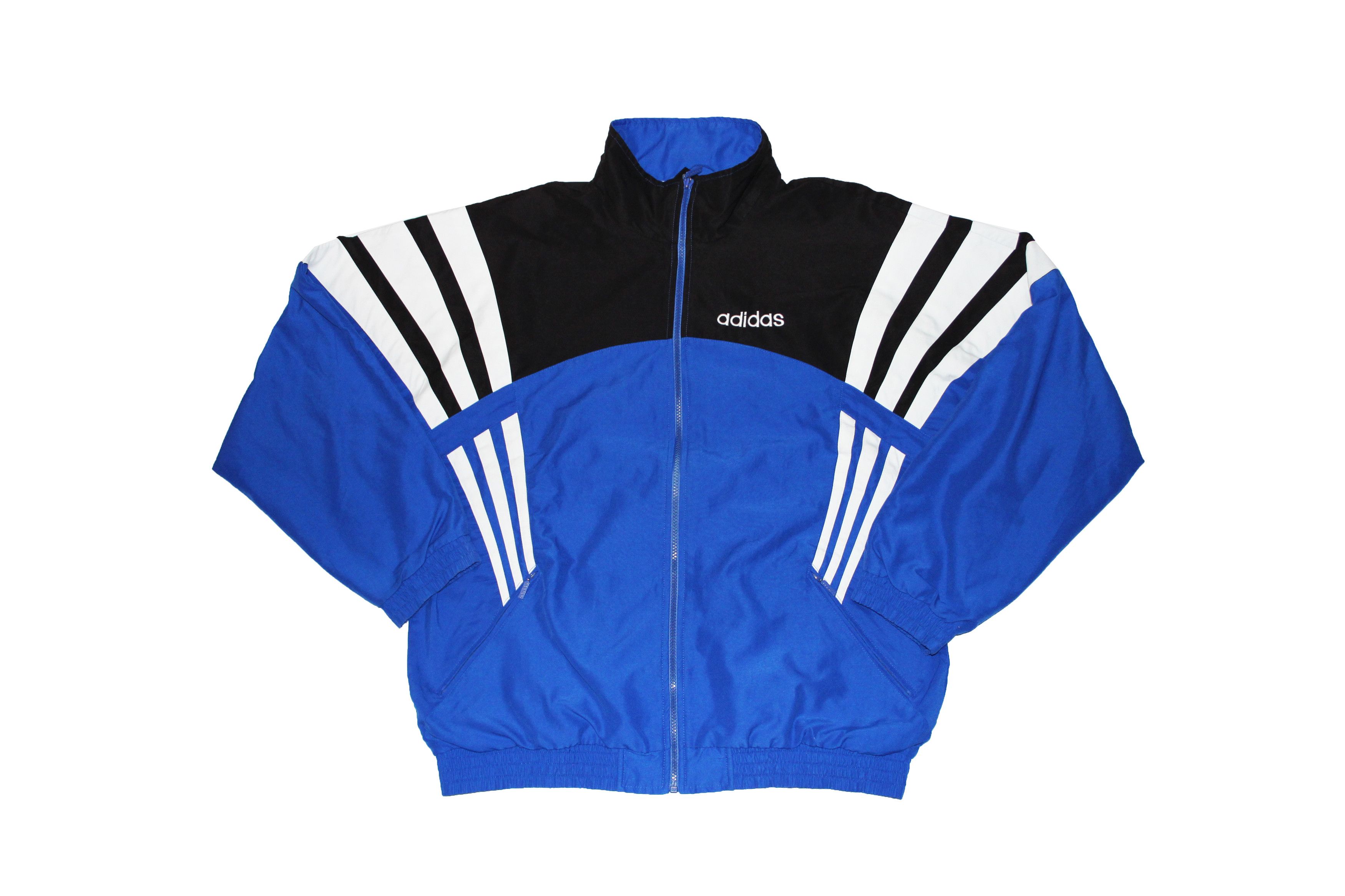 Adidas × Vintage Adidas 90s Retro Track Suit Top Full Zip Jacket | Grailed