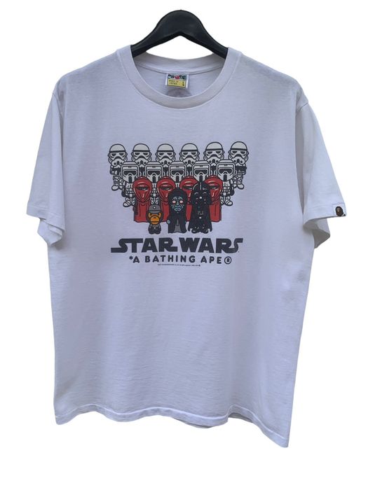 Bape Bape Star Wars Baby Milo The Dark Side Darth Vader Tee | Grailed