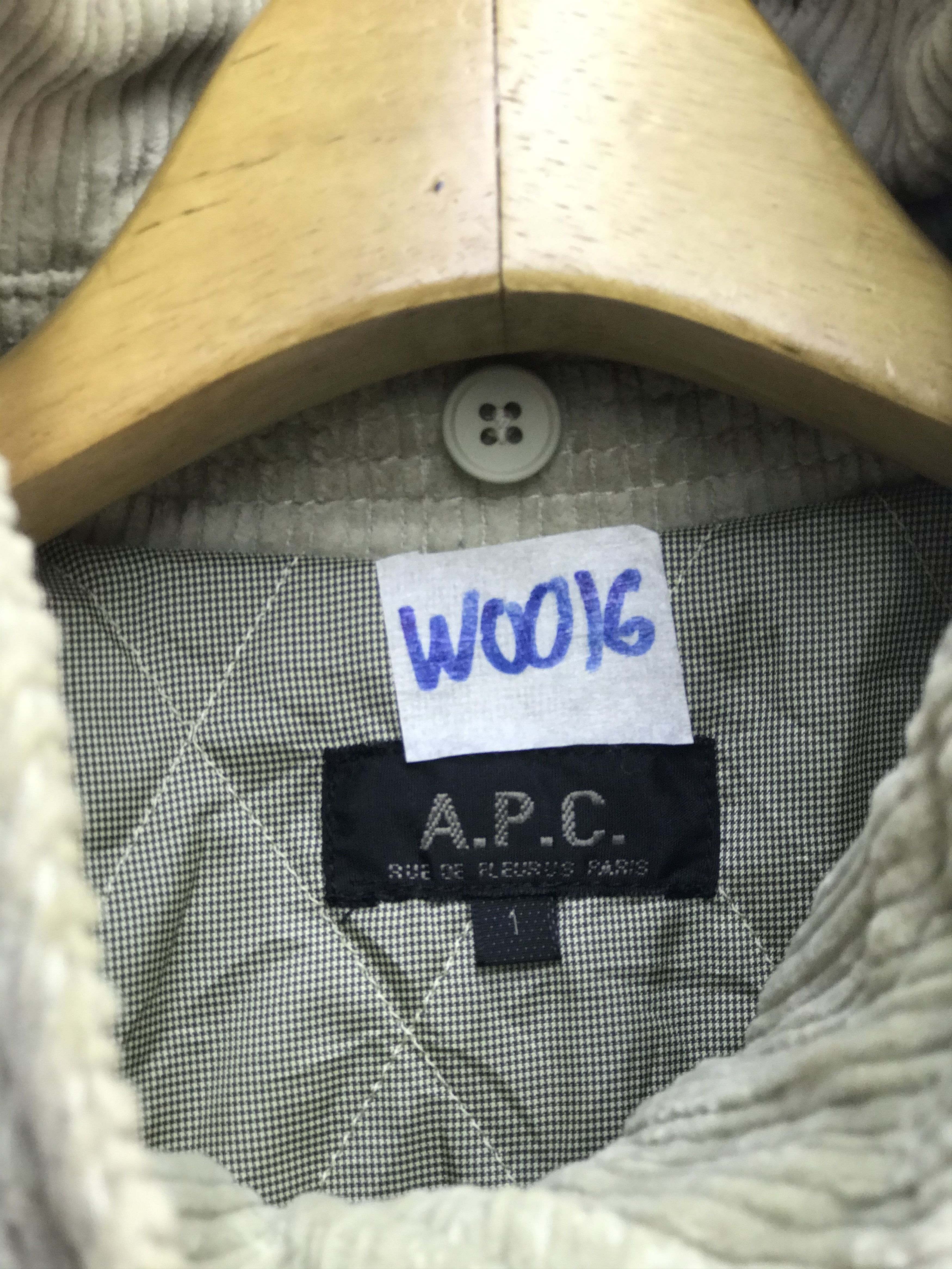 A.P.C. VINTAGE APC VELVET/ CURDUROY ARMY JACKET SIZE S FIT M Size US S / EU 44-46 / 1 - 2 Thumbnail