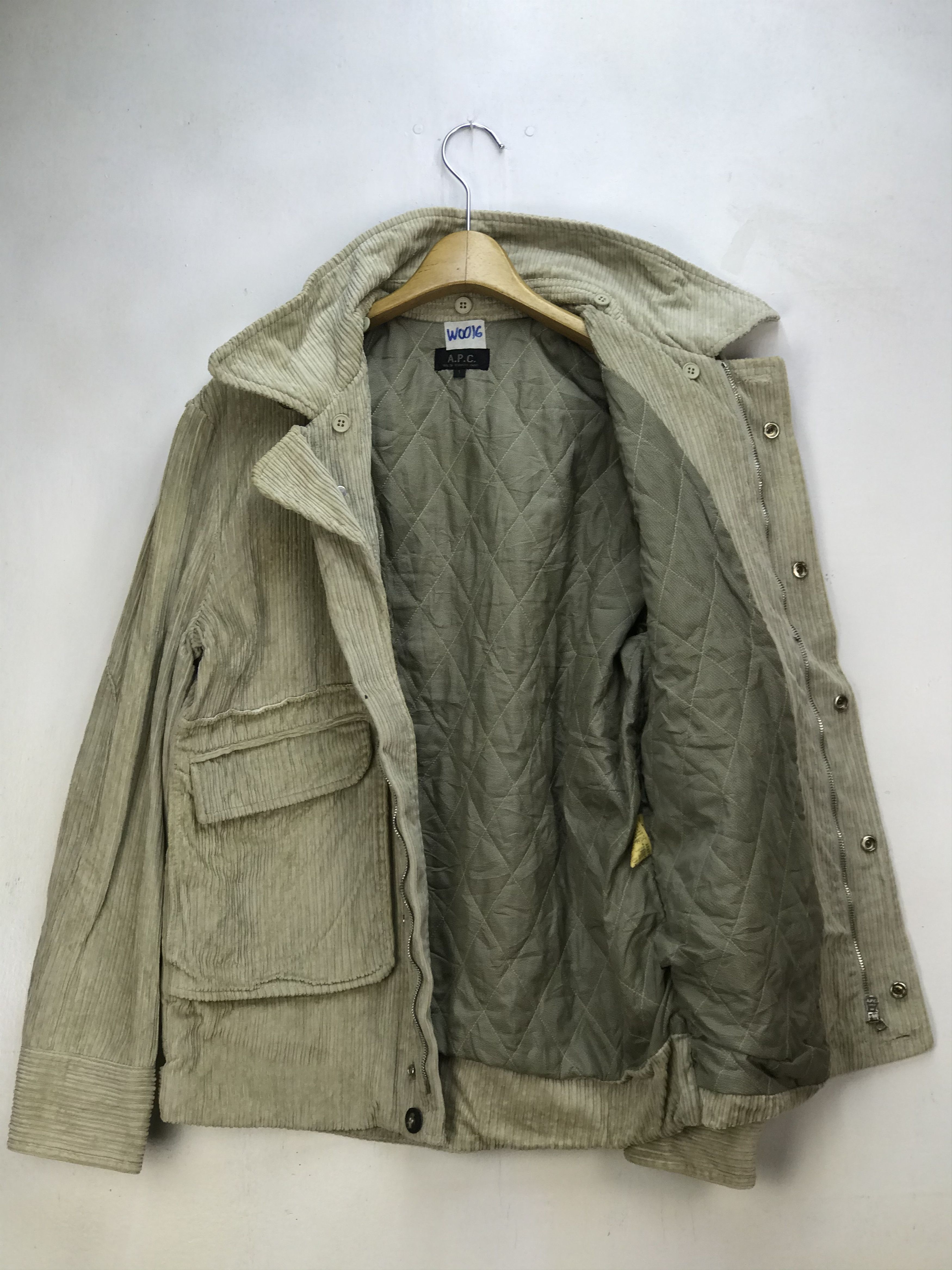 A.P.C. VINTAGE APC VELVET/ CURDUROY ARMY JACKET SIZE S FIT M Size US S / EU 44-46 / 1 - 9 Thumbnail