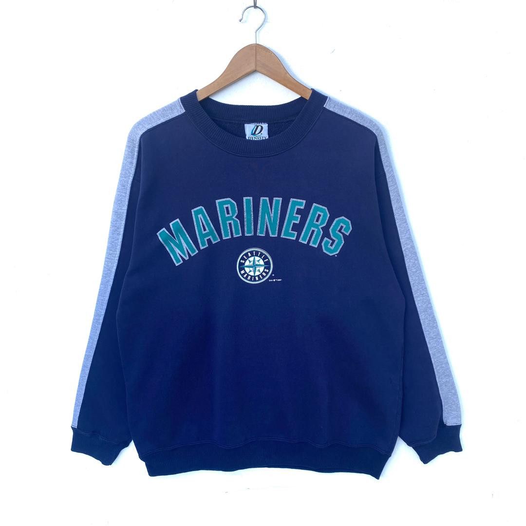 VINTAGE SEATTLE MARINERS MLB SWEATSHIRT LARGE PULLOVER