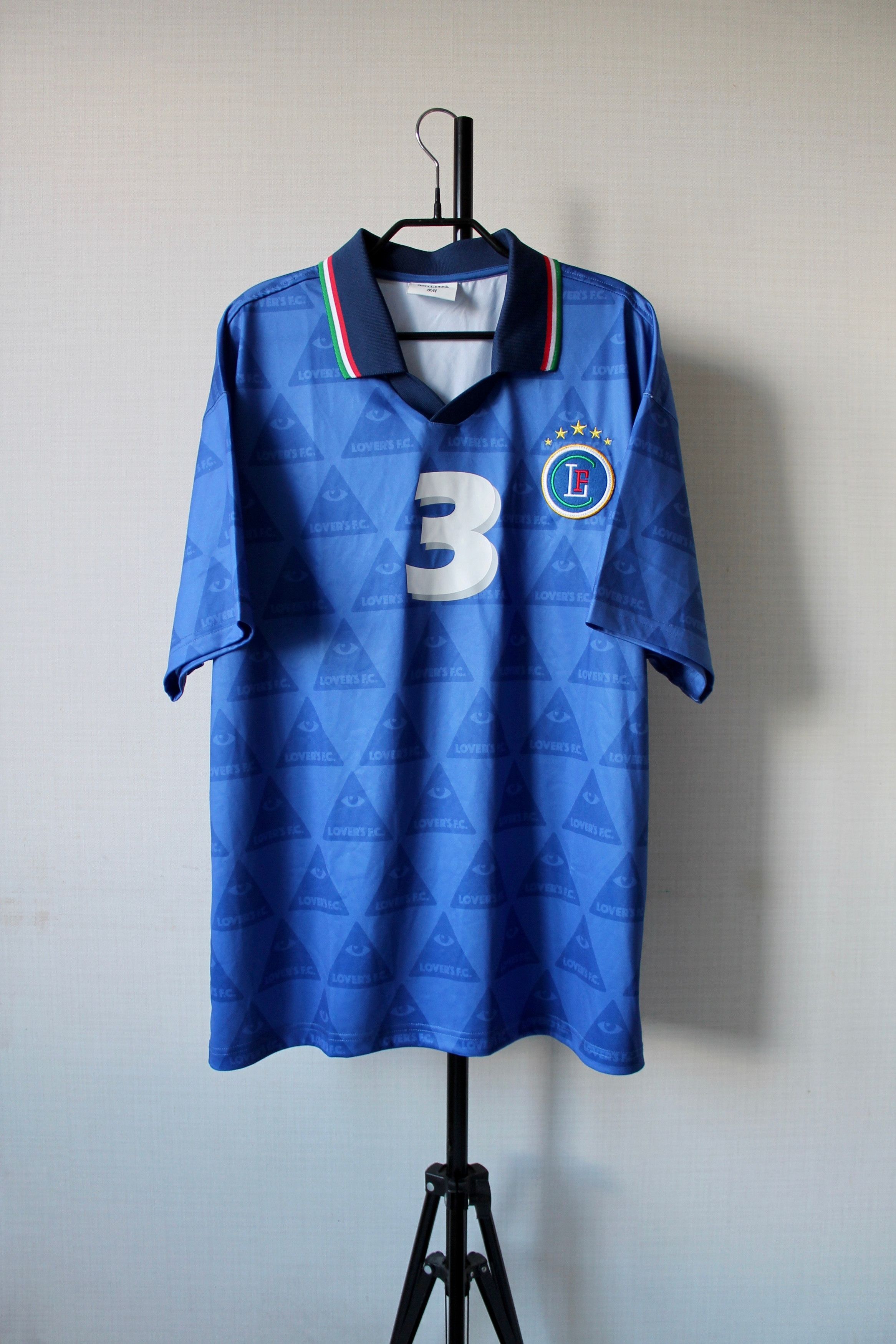 H&M Lover's F.C. x H&M "Italy" Jersey Shirt Short Sleeve Size US M / EU 48-50 / 2 - 1 Thumbnail