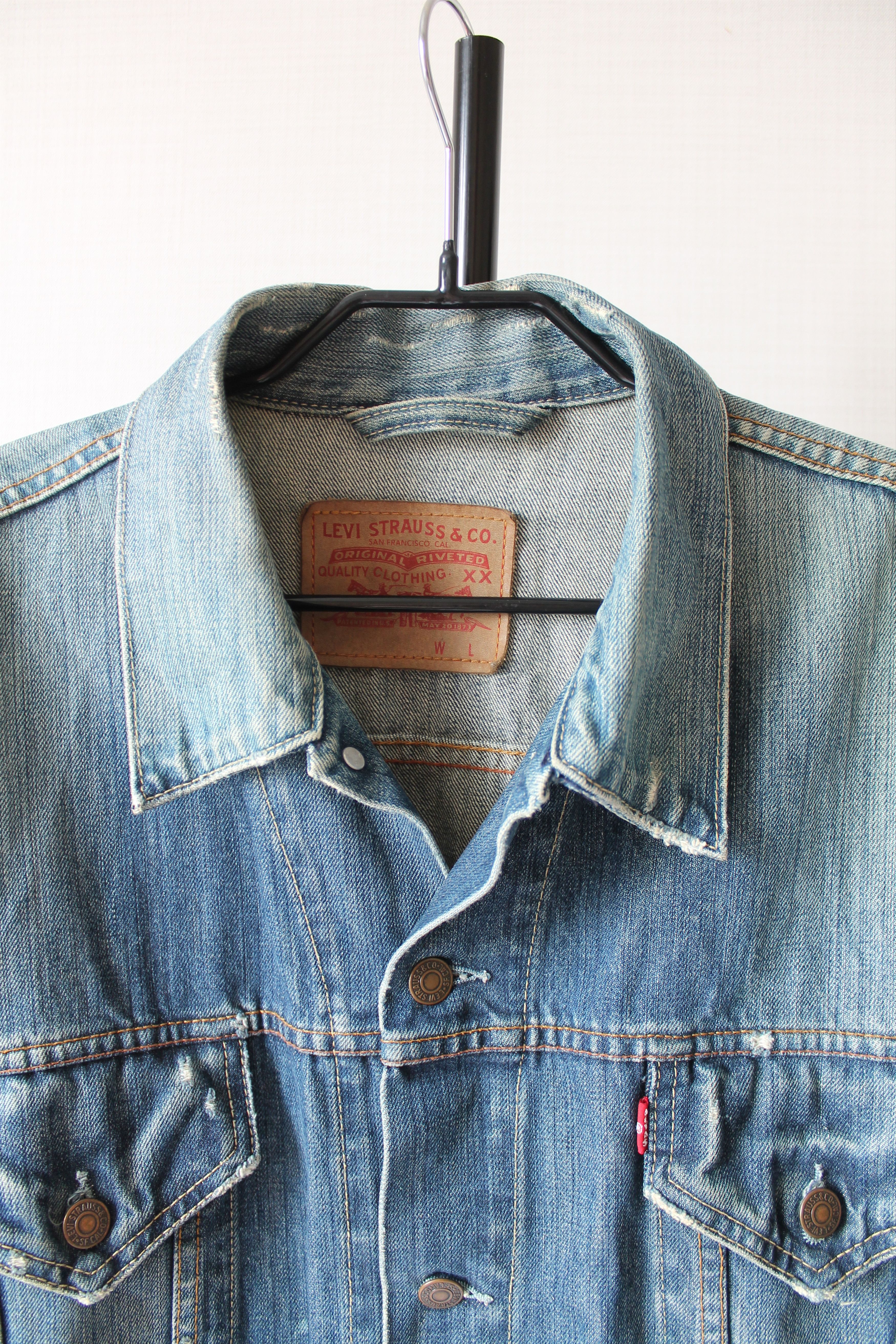Levi's Levi's Laguna Beach California Faded Denim Jacket Blue Size US XL / EU 56 / 4 - 4 Thumbnail