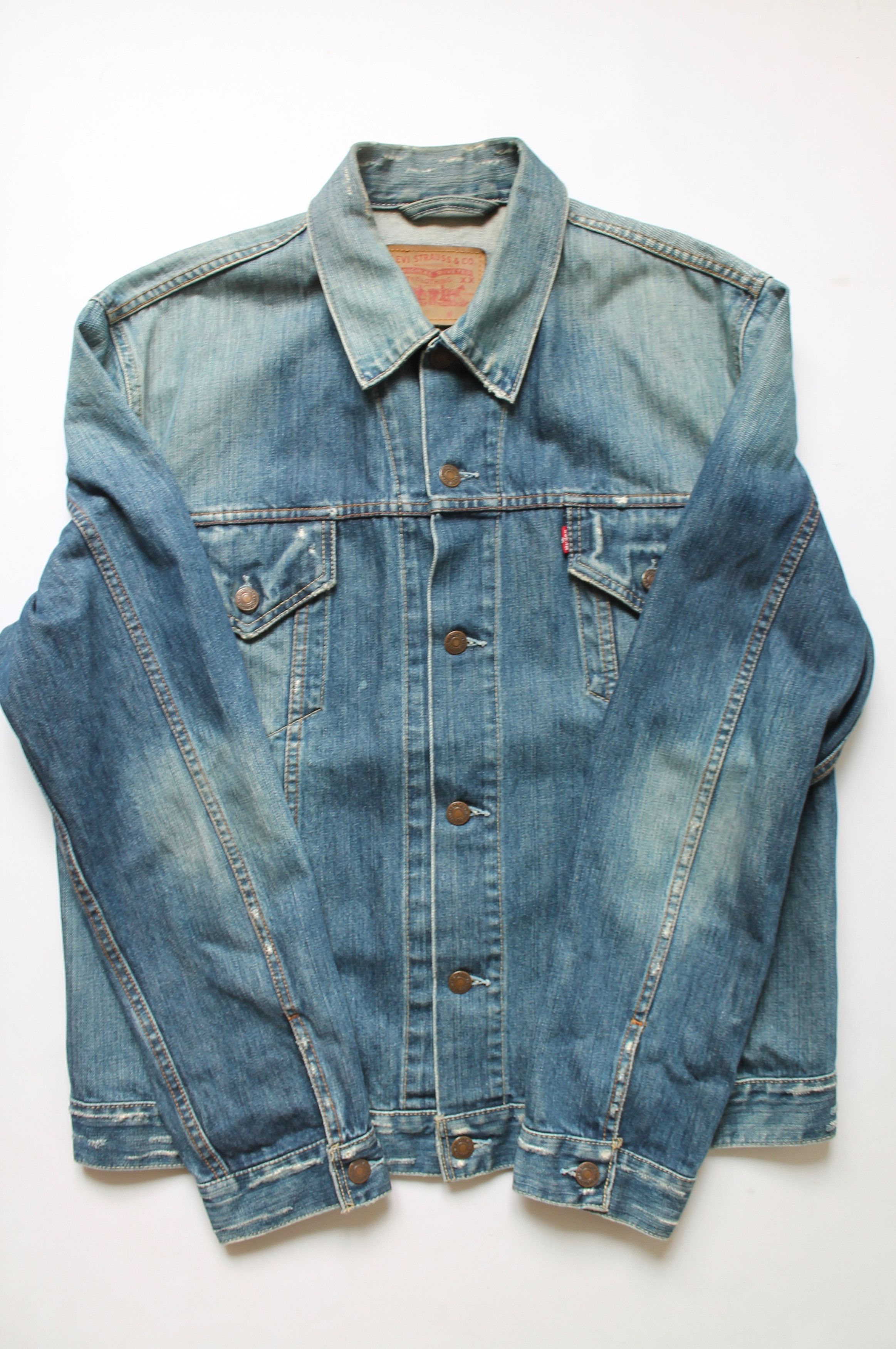 Levi's Levi's Laguna Beach California Faded Denim Jacket Blue Size US XL / EU 56 / 4 - 12 Thumbnail