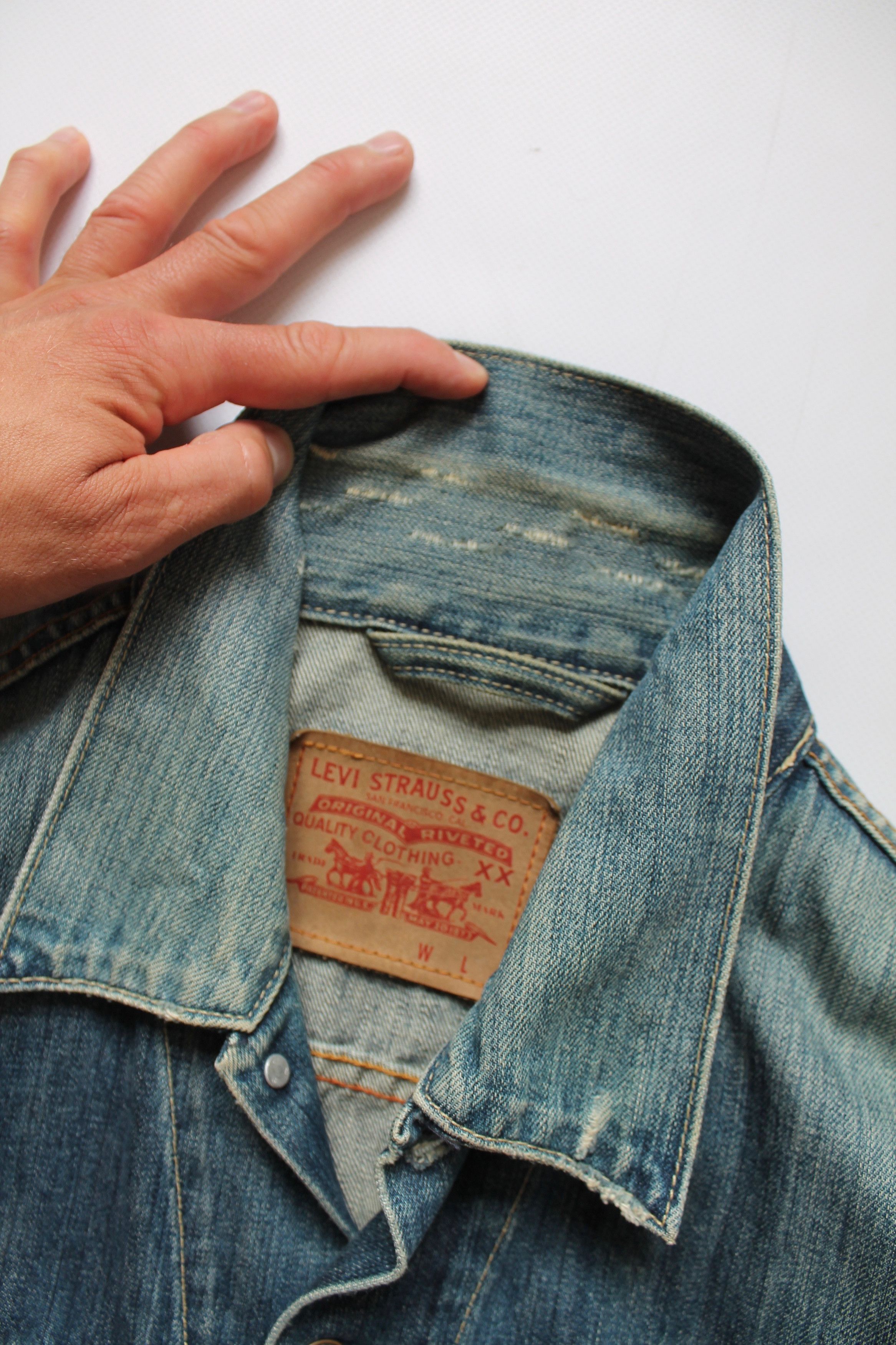 Levi's Levi's Laguna Beach California Faded Denim Jacket Blue Size US XL / EU 56 / 4 - 10 Thumbnail