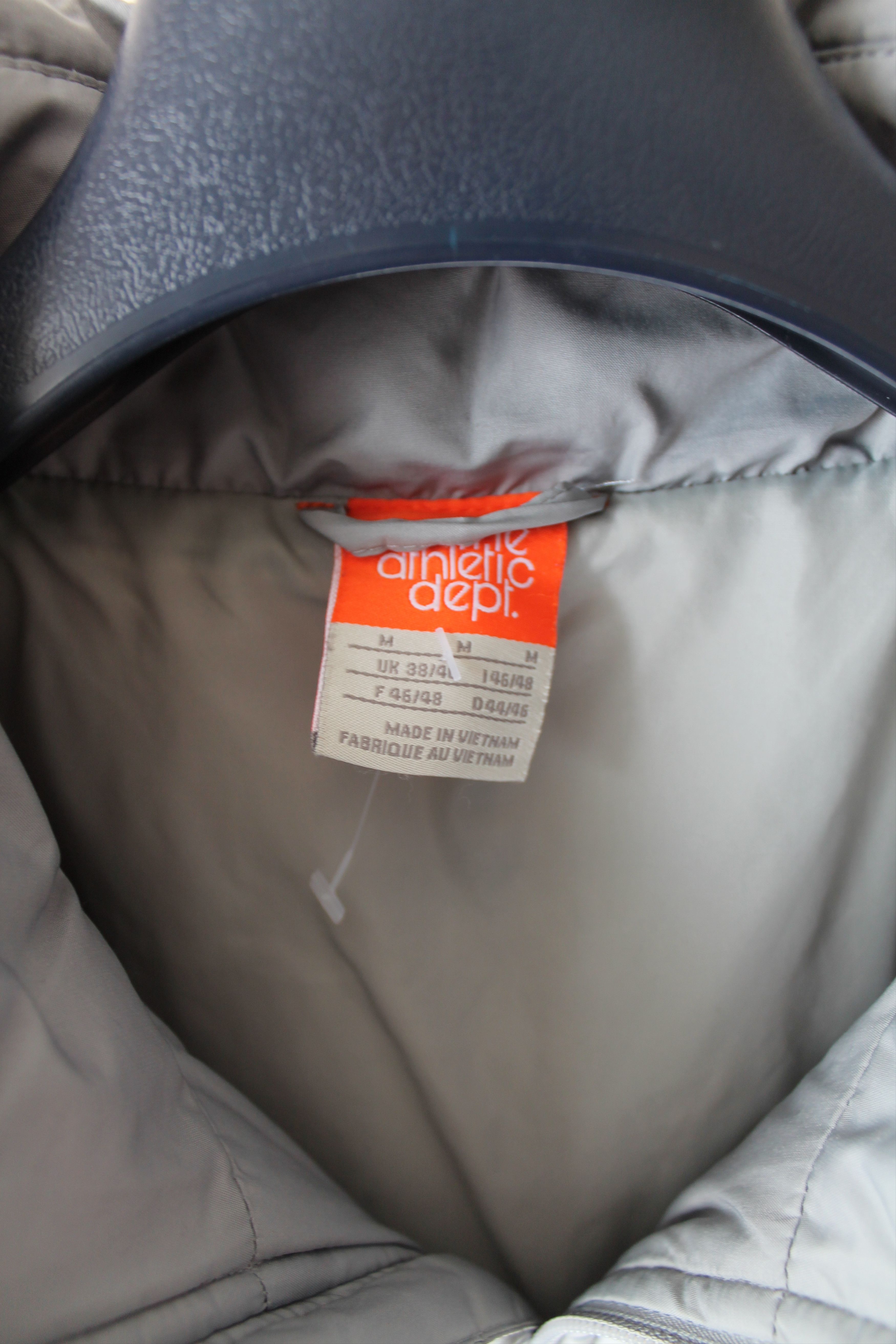 Nike VINTAGE Nike Padded Gray Jacket Athletic Dept. Size US M / EU 48-50 / 2 - 6 Thumbnail