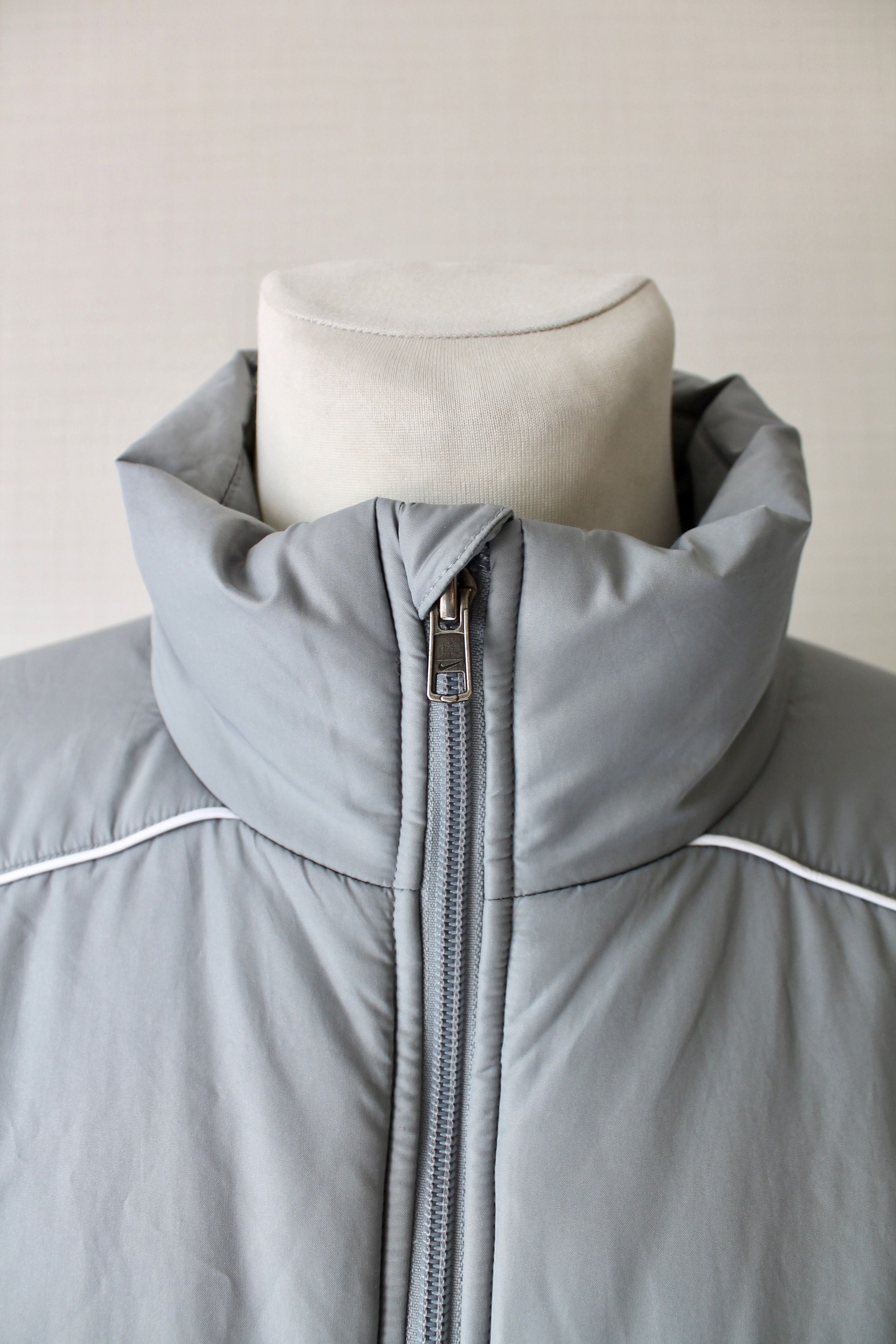 Nike VINTAGE Nike Padded Gray Jacket Athletic Dept. Size US M / EU 48-50 / 2 - 4 Thumbnail