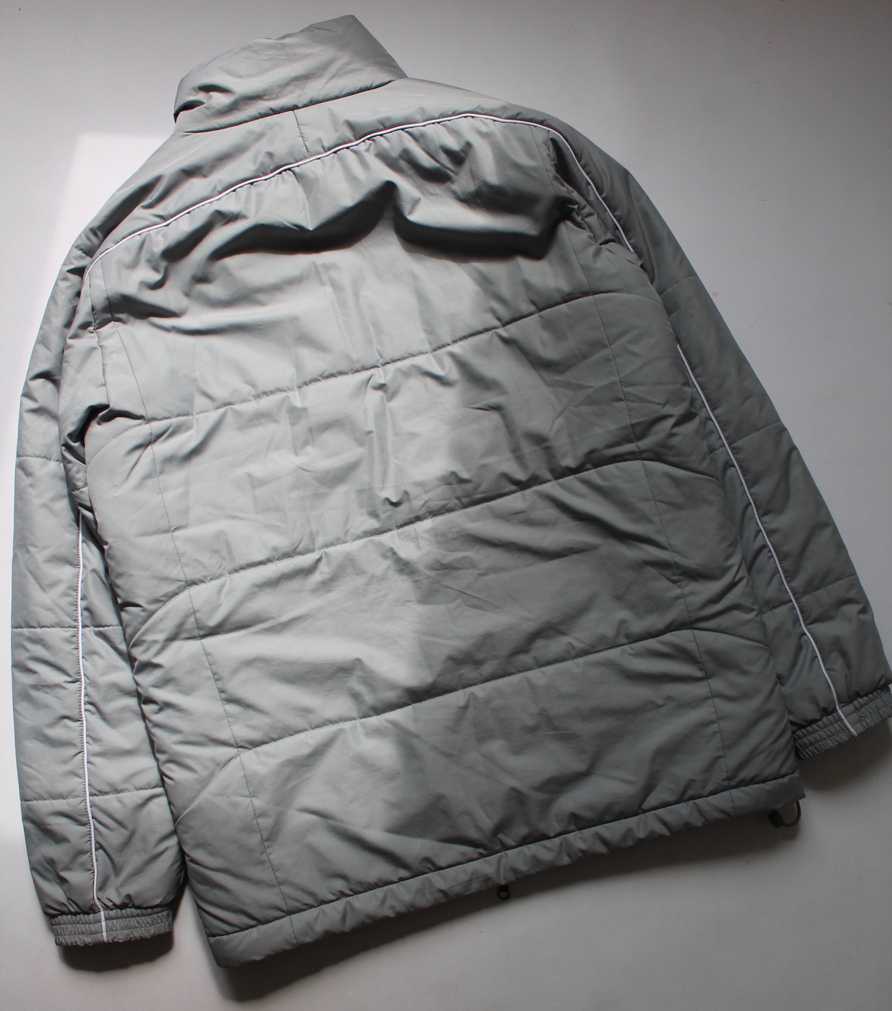 Nike VINTAGE Nike Padded Gray Jacket Athletic Dept. Size US M / EU 48-50 / 2 - 17 Thumbnail