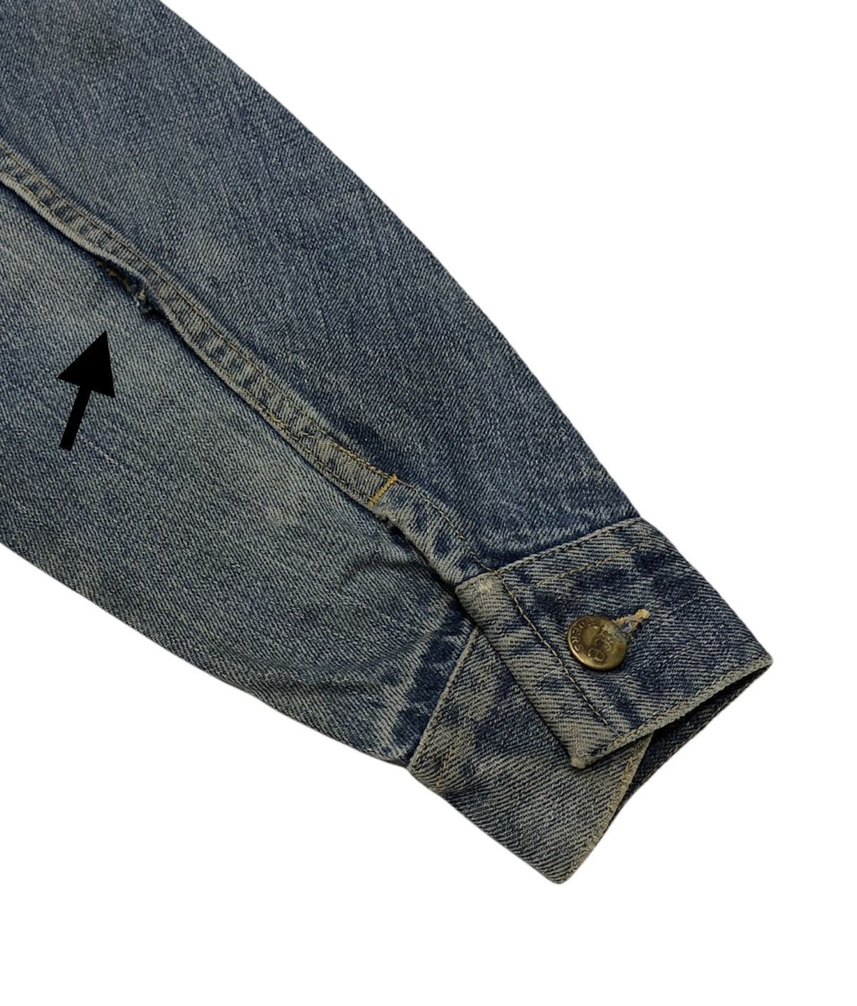Lee Vintage 70s Lee Sanforized Denim Trucker Jacket Size US M / EU 48-50 / 2 - 20 Thumbnail