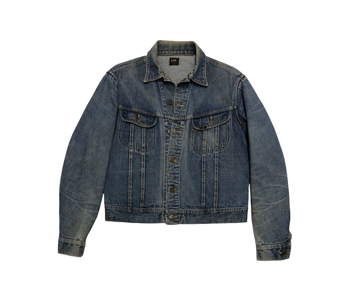 Lee Vintage 70s Lee Sanforized Denim Trucker Jacket Size US M / EU 48-50 / 2 - 6 Thumbnail