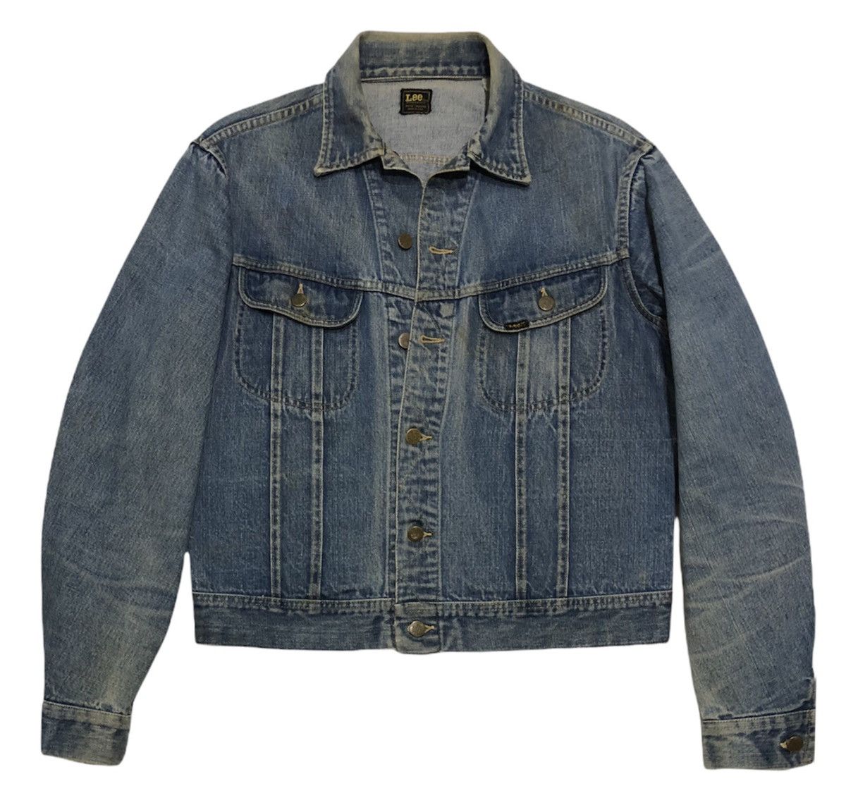 Lee Vintage 70s Lee Sanforized Denim Trucker Jacket Size US M / EU 48-50 / 2 - 7 Thumbnail