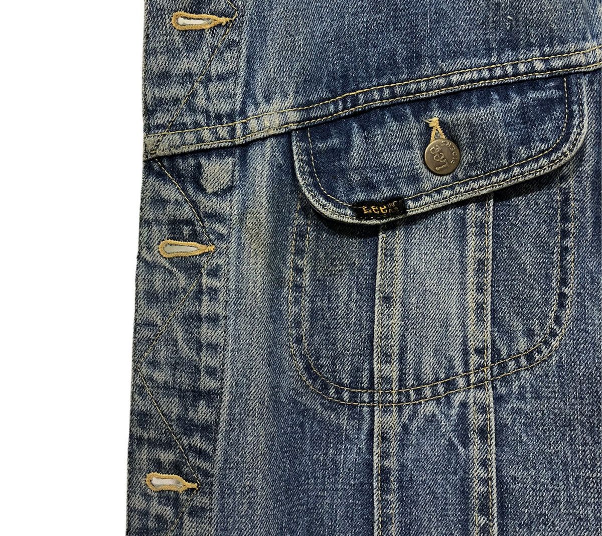 Lee Vintage 70s Lee Sanforized Denim Trucker Jacket Size US M / EU 48-50 / 2 - 15 Thumbnail
